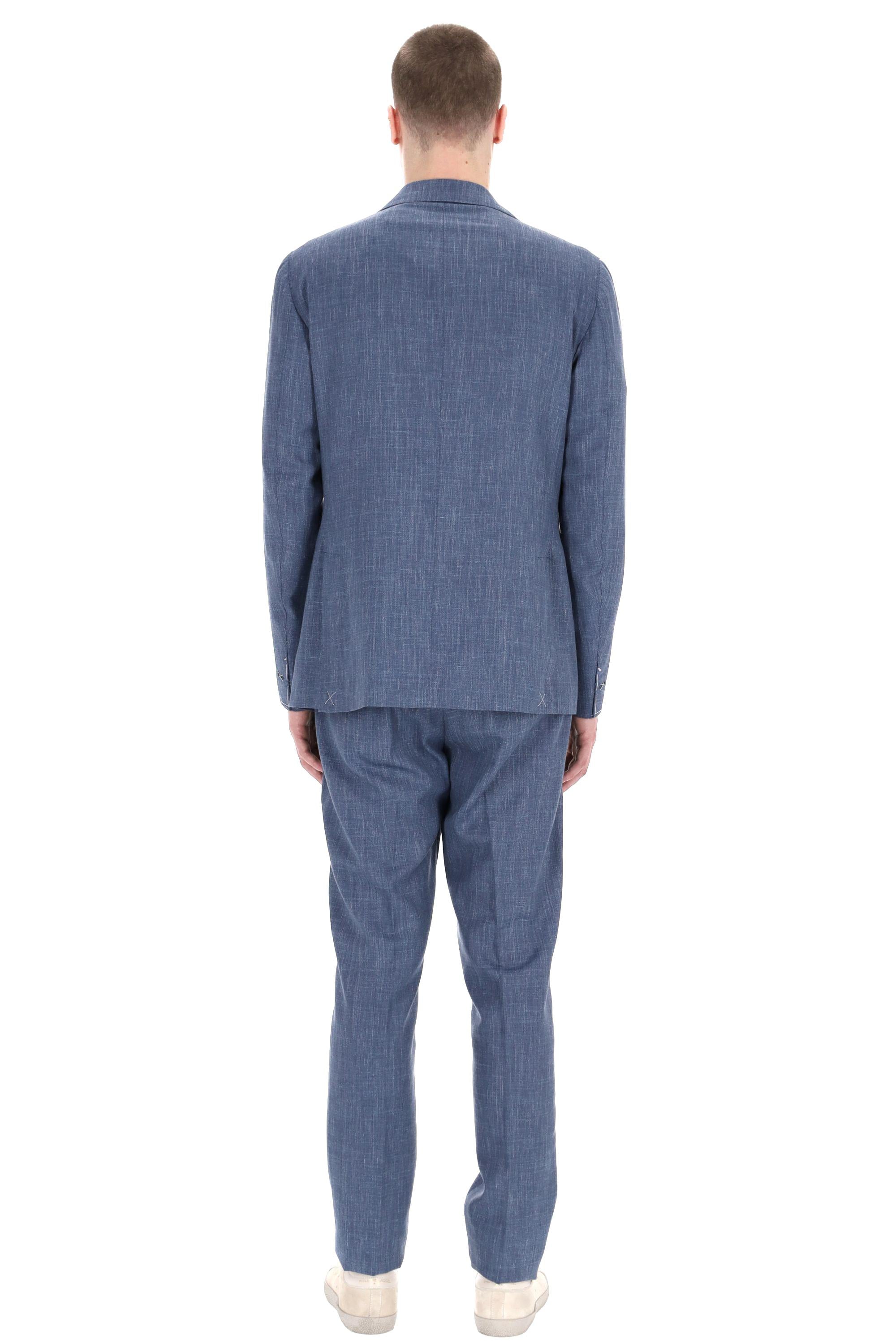 Abito sartoriale tessuto Loro Piana Summertime K75ABUC10 TES0I045 08N Eleventy