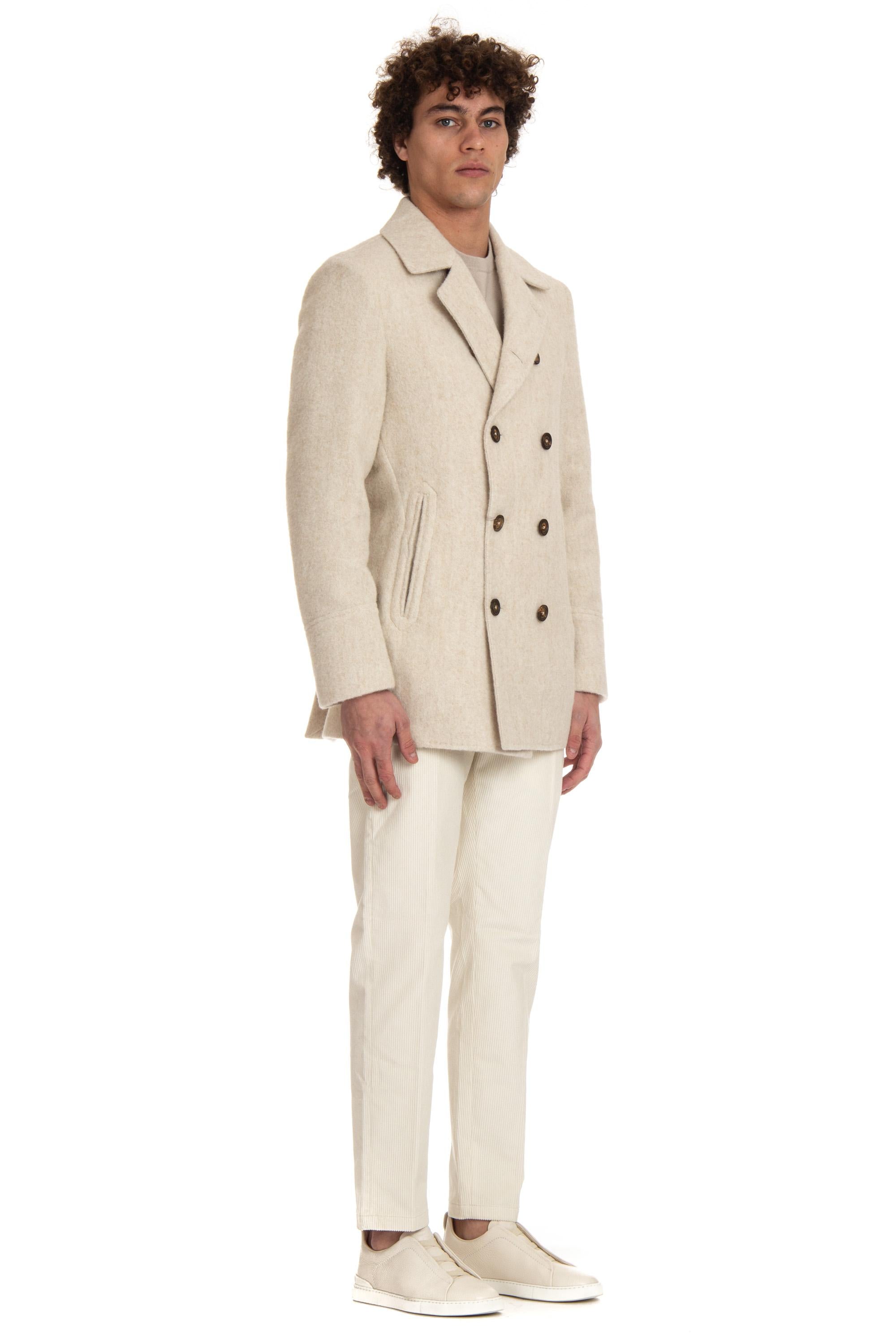Peacoat in lana-alpaca H75CAPF09 TES0H034 02 Eleventy