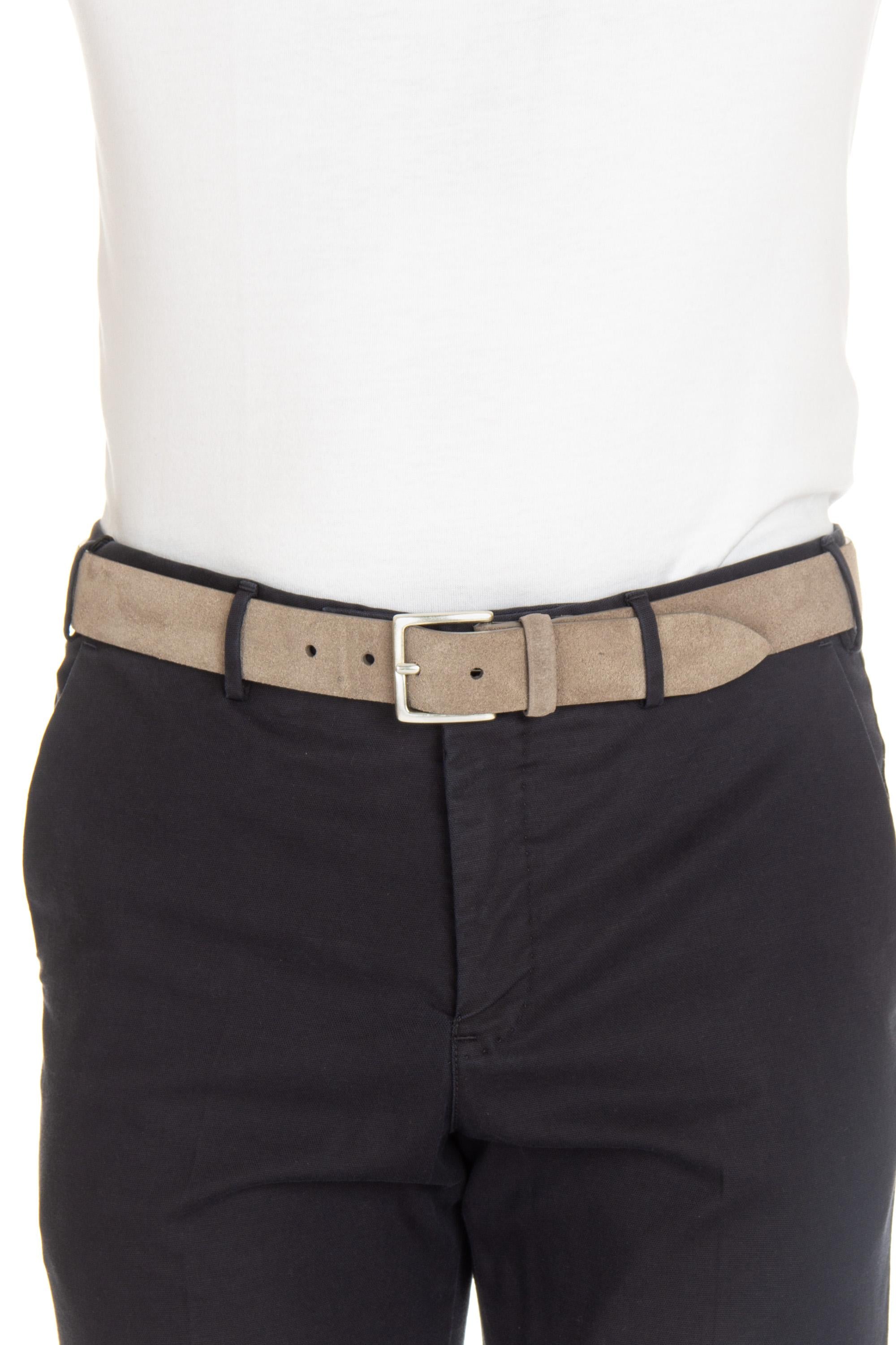 Orciani Cintura in camoscio supersoft U08211 FANGO