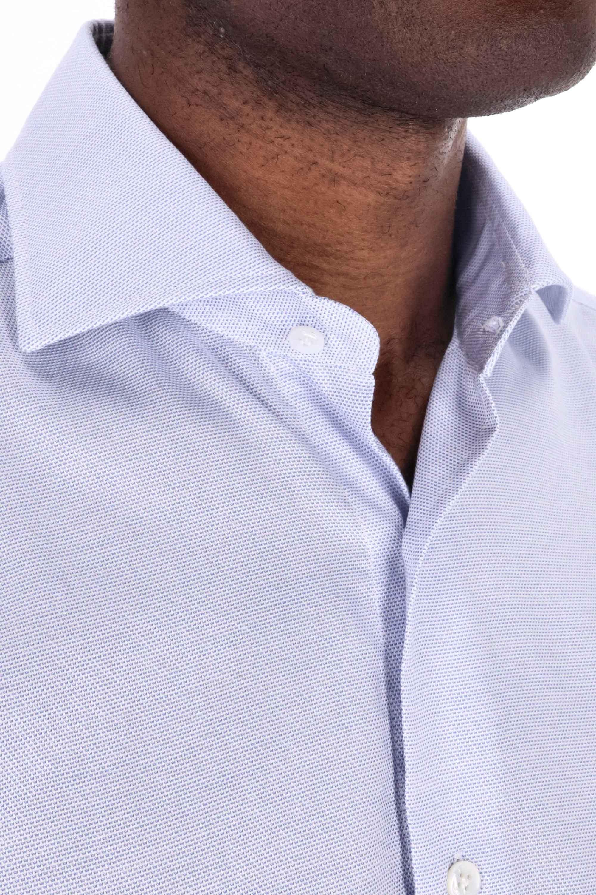 Camicia in cotone tramato linea Culto K1U13P0150104.U 0002 Barba