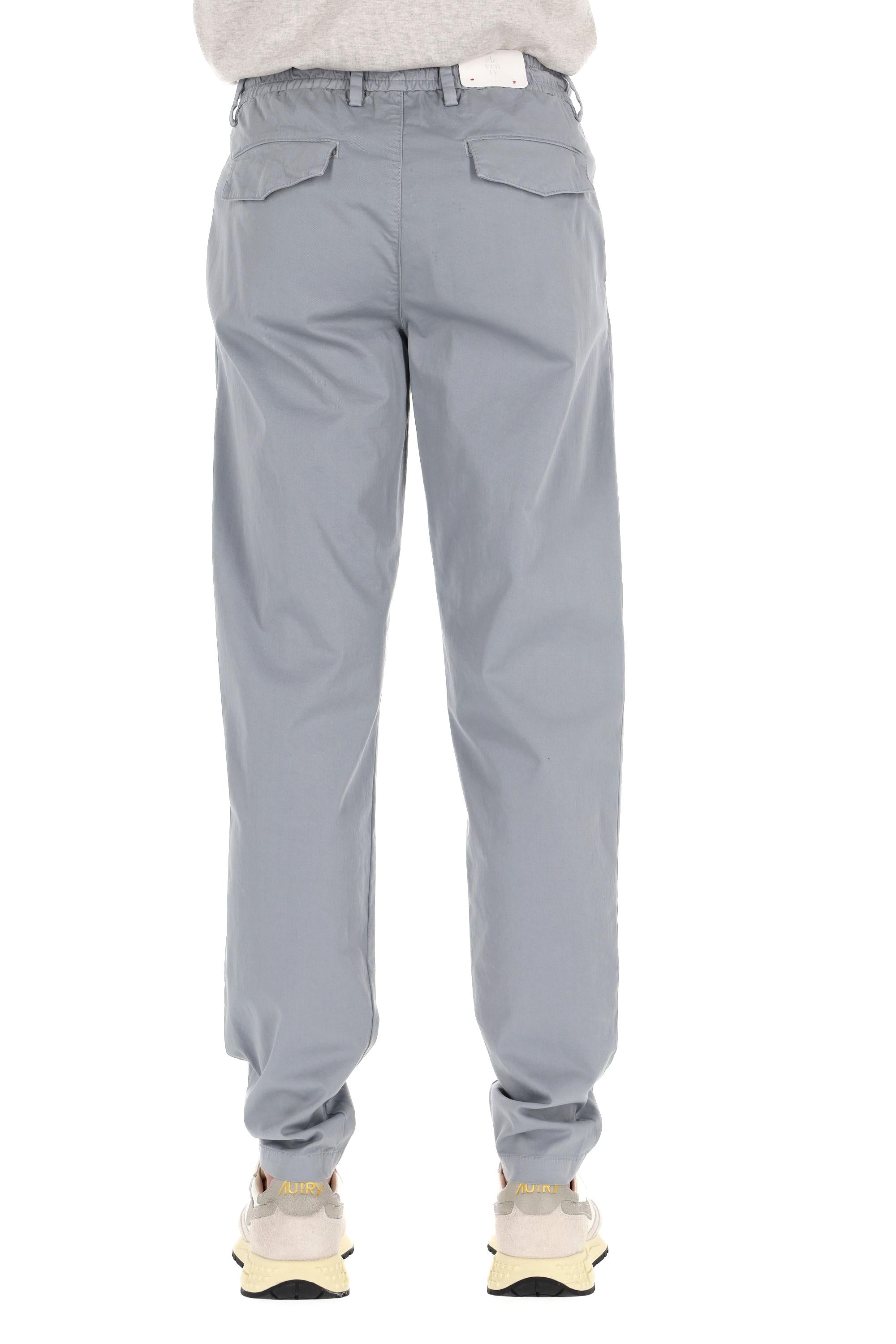 Eleventy Pantalone in cotone comfort con coulisse K75PANG03 TET0G002 08NN
