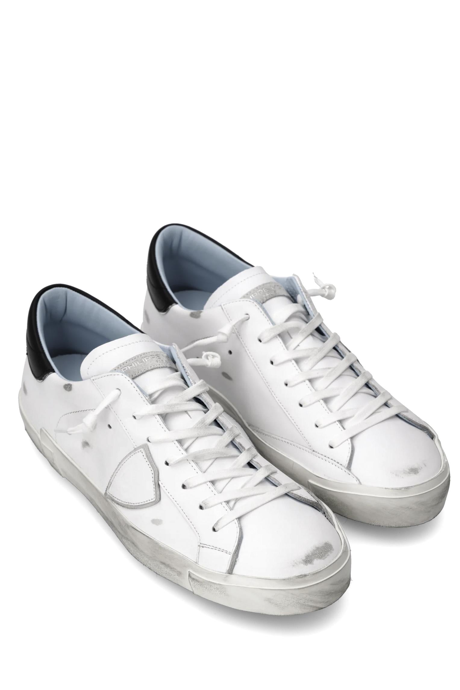 Philippe Model Sneaker Paris in pelle talloncino nero PRLU.PRSX/3 V022
