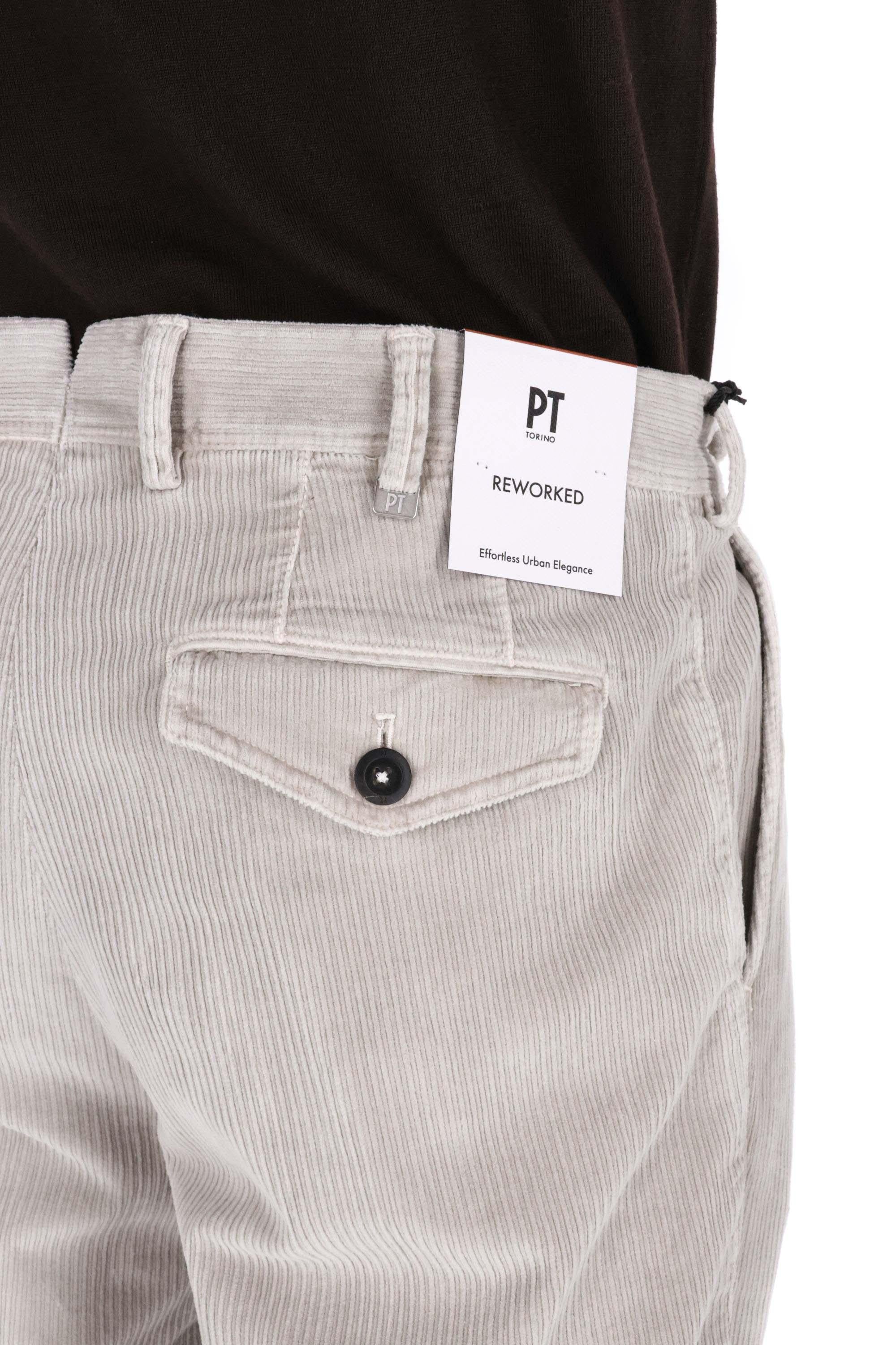 Pantalone in velluto costa francese ZTCMZBORWL TU93 N022 PT Torino