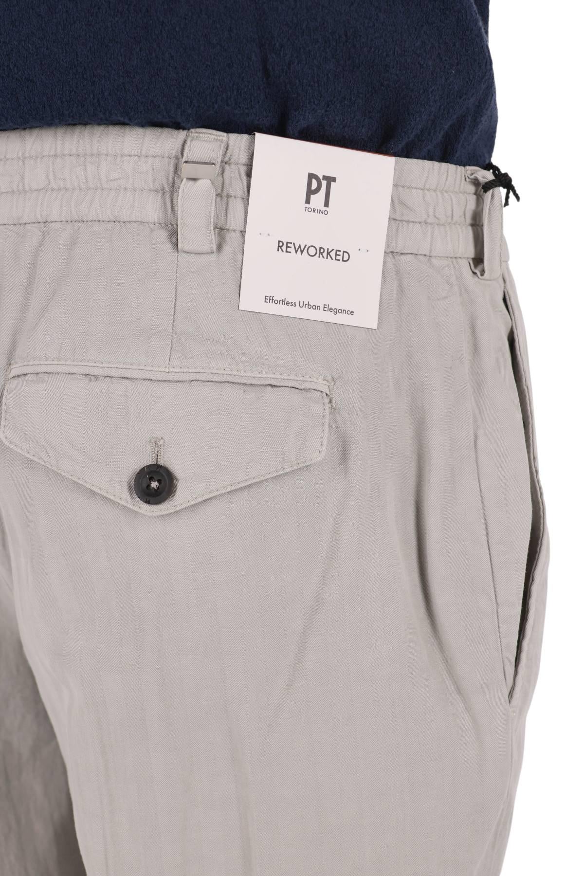 PT Torino Pantalone a resca in lyocell-lino-cotone The Rebel fit CORTRBB30RWL SD61-3 Y210