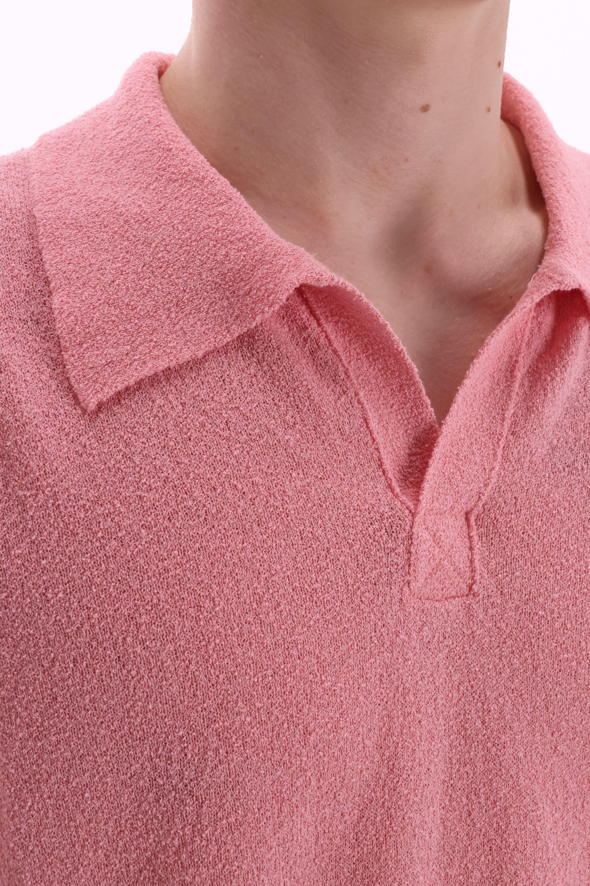 Polo in leggera spugna open collar RB44124-2 RB4430 Roberto Collina