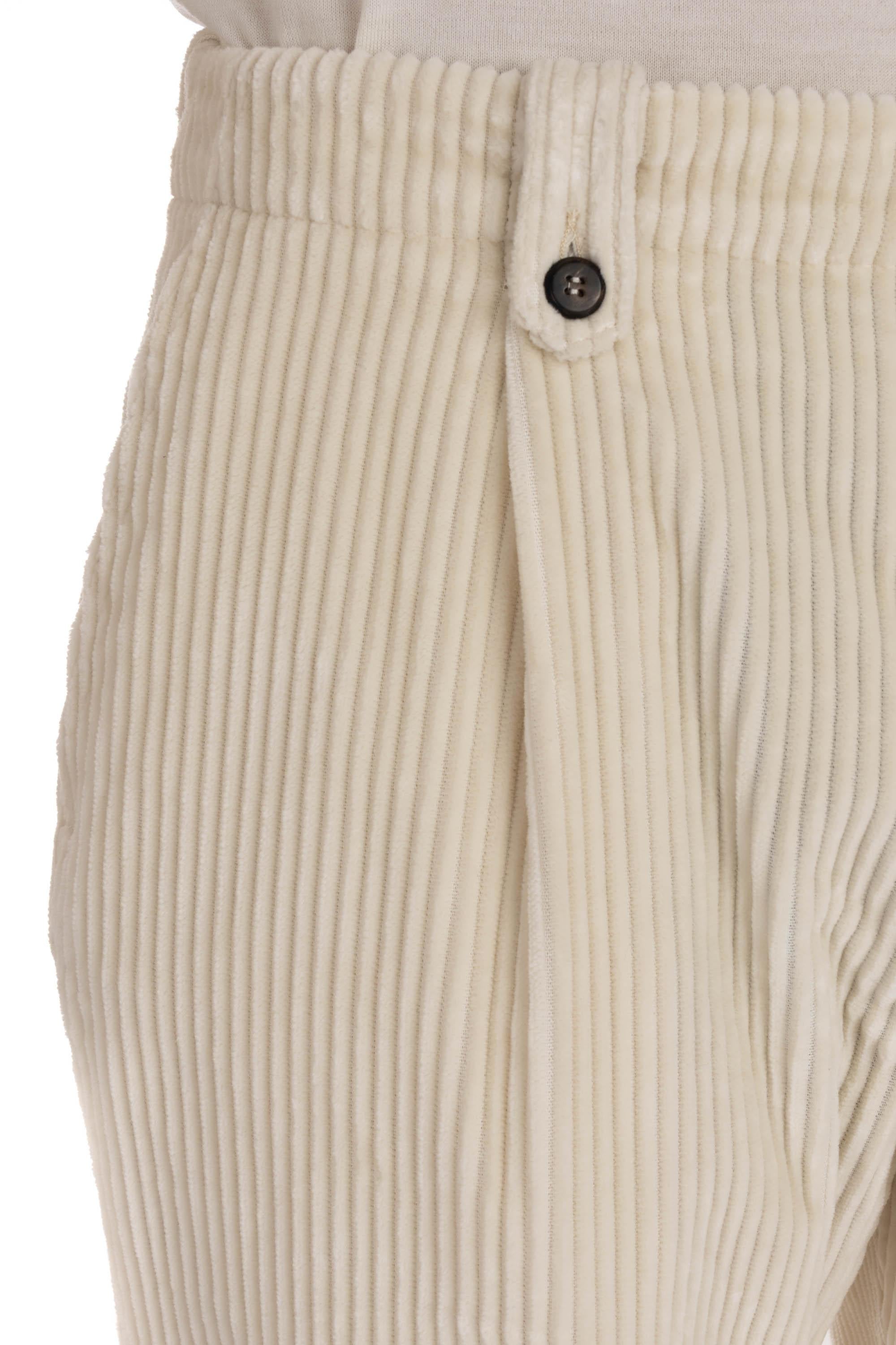 Eleventy Pantalone in velluto costa roccia J75PANJ06 TES0J192 01