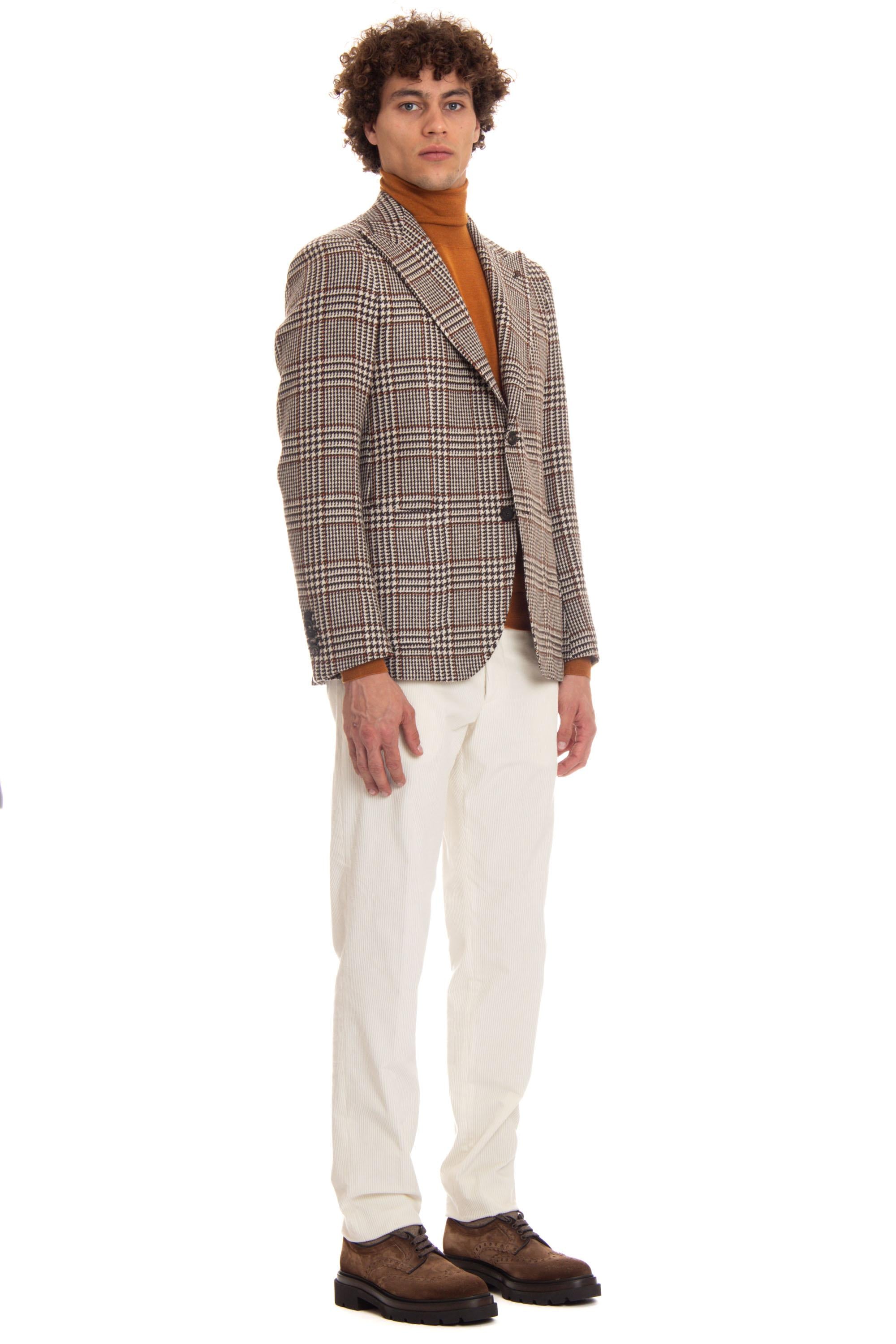Giacca in lana principe di galles linea Pino Lerario G-PL26K 340178 EM834 Tagliatore
