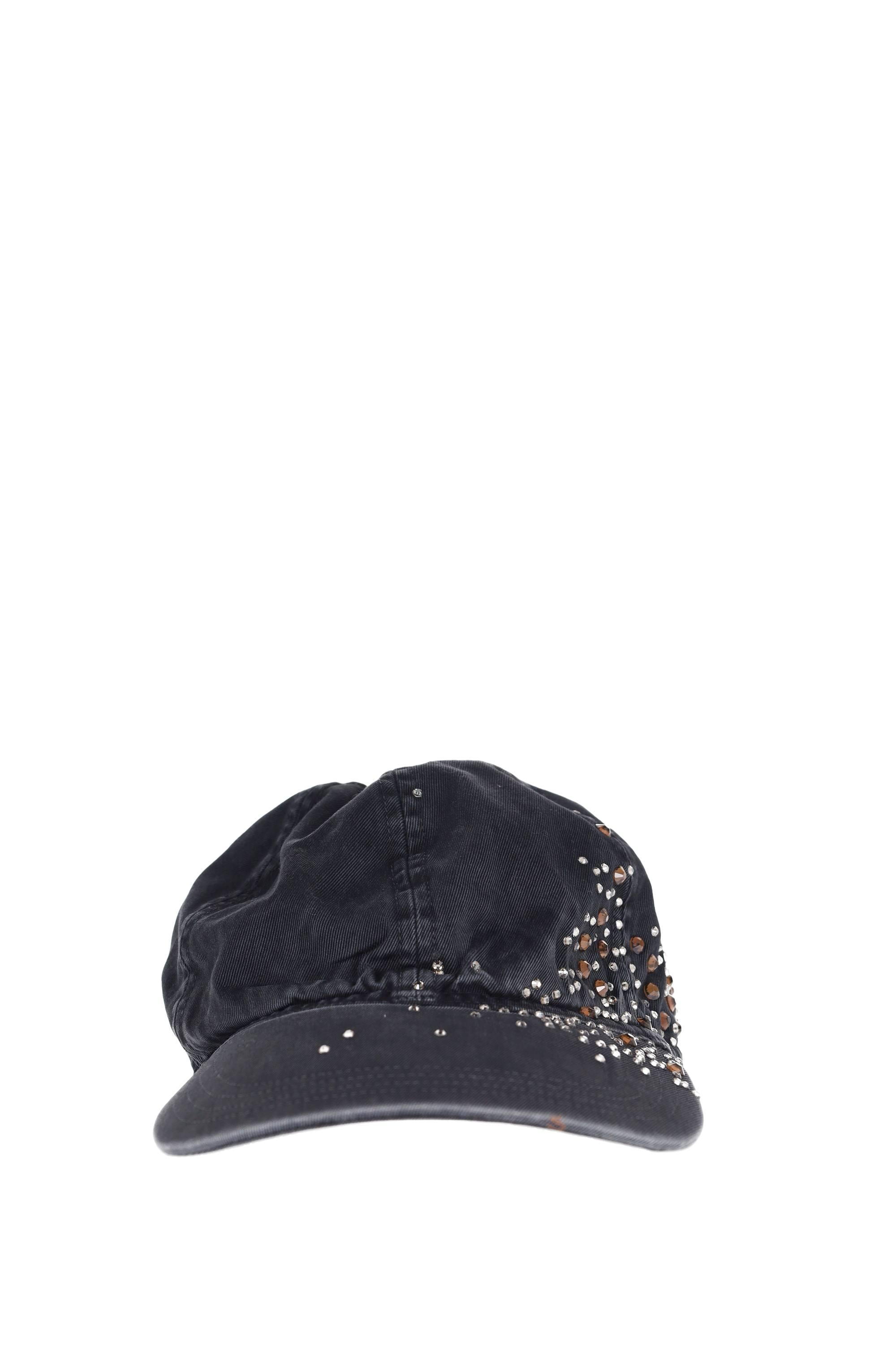 Haikure Cappello baseball gioiello in cotone mod. Rhinestones 58106GF142PX T0002