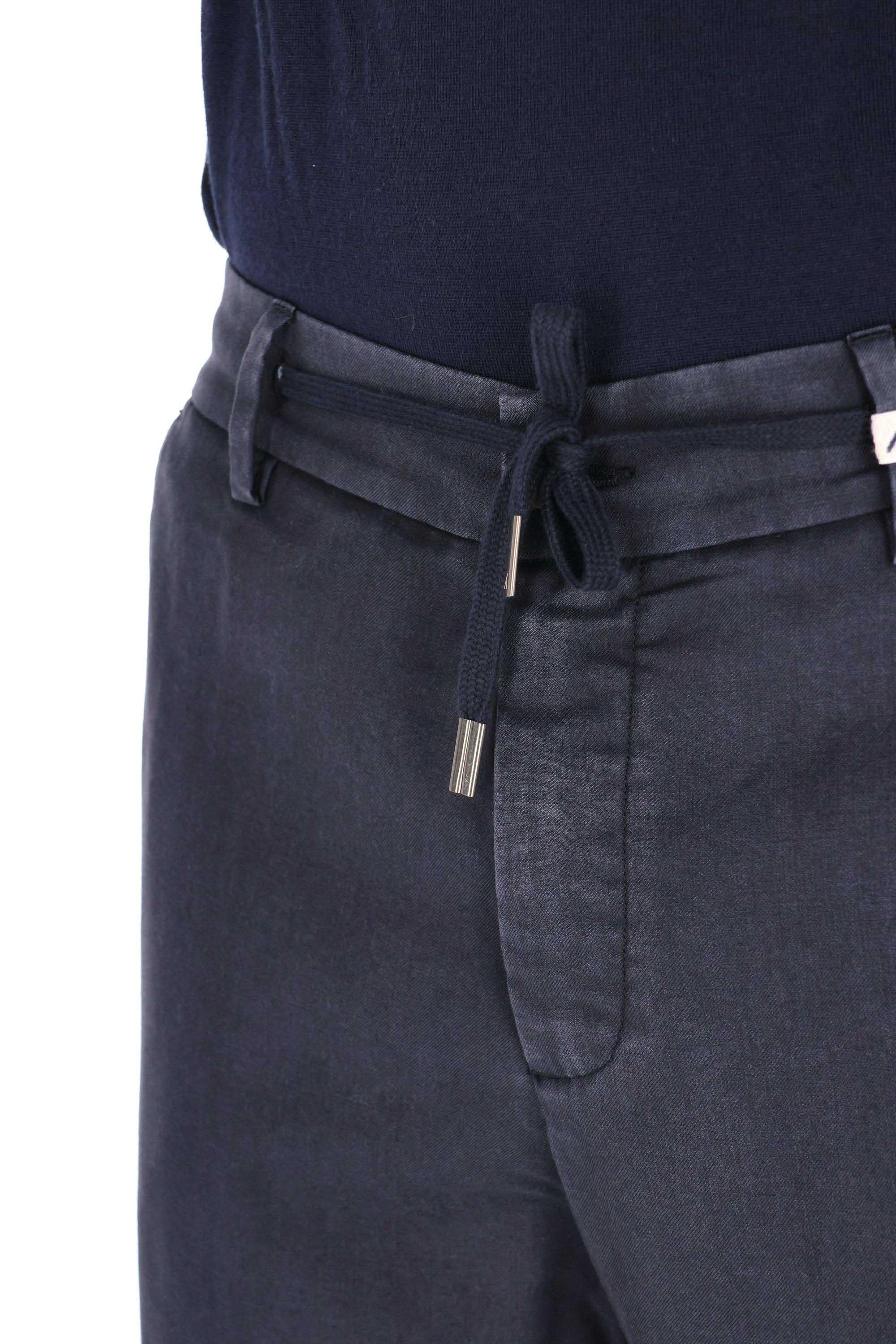 Myths Pantalone delavé in lana-cashmere con coulisse 25WM12L 99 037
