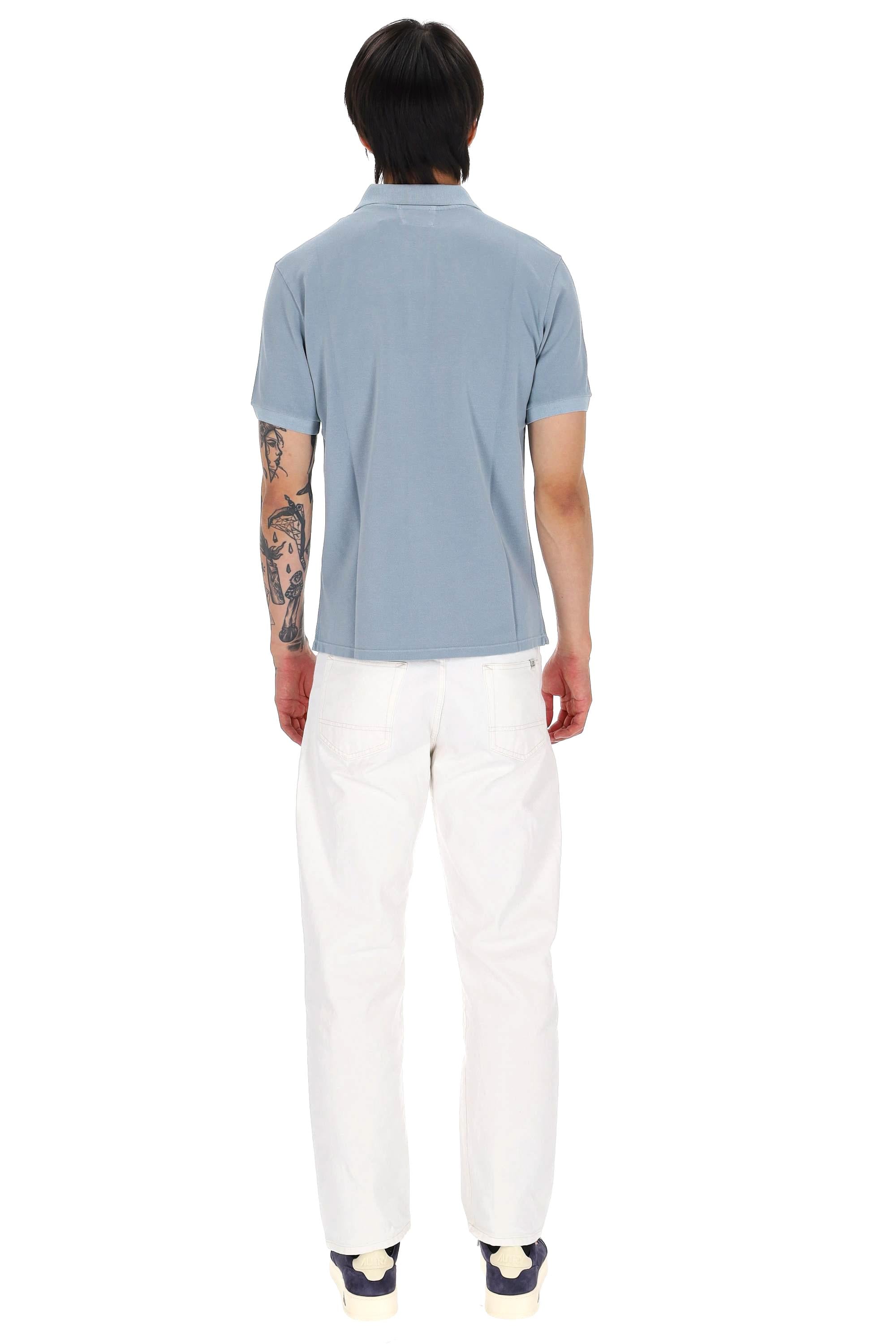 CP Company Polo in piquet di cotone 24/1 MPL176A00 5527S 809