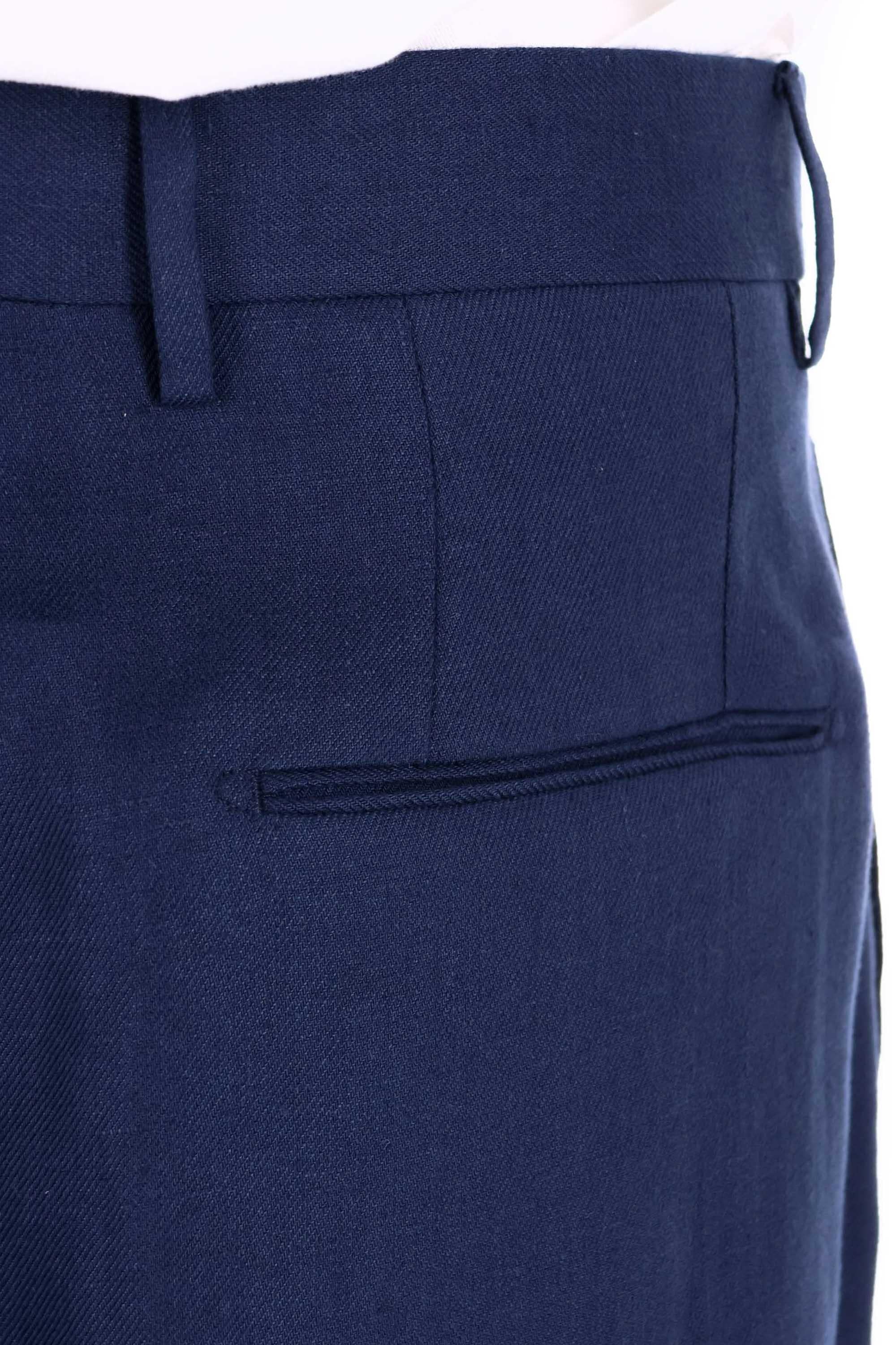 Pantalone in puro lino over fit P-NAT04-340021-25E107 EB813 Tagliatore