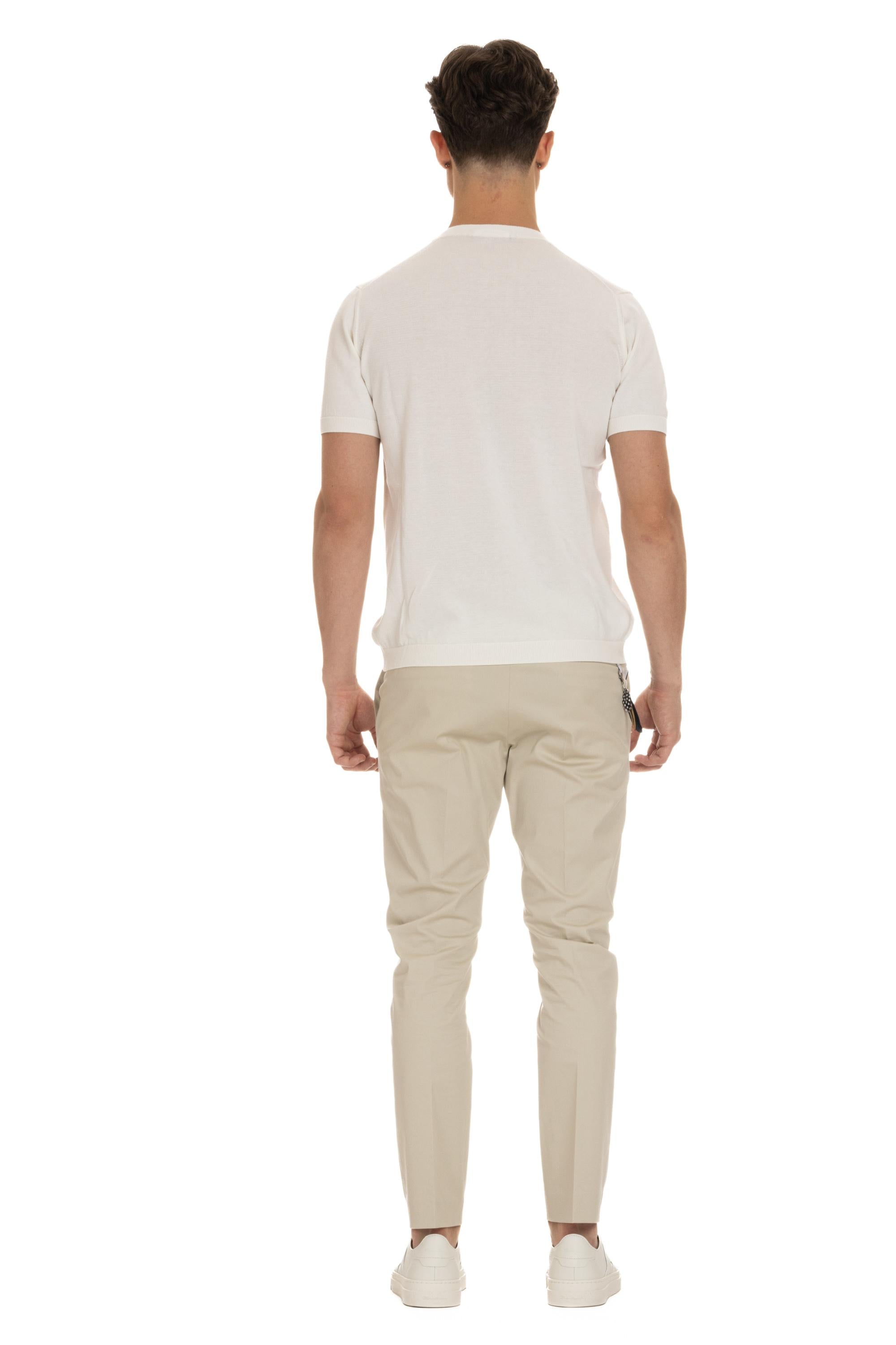 T-shirt a maglieria in cotone FOX PWE24-01 24E378 Tagliatore