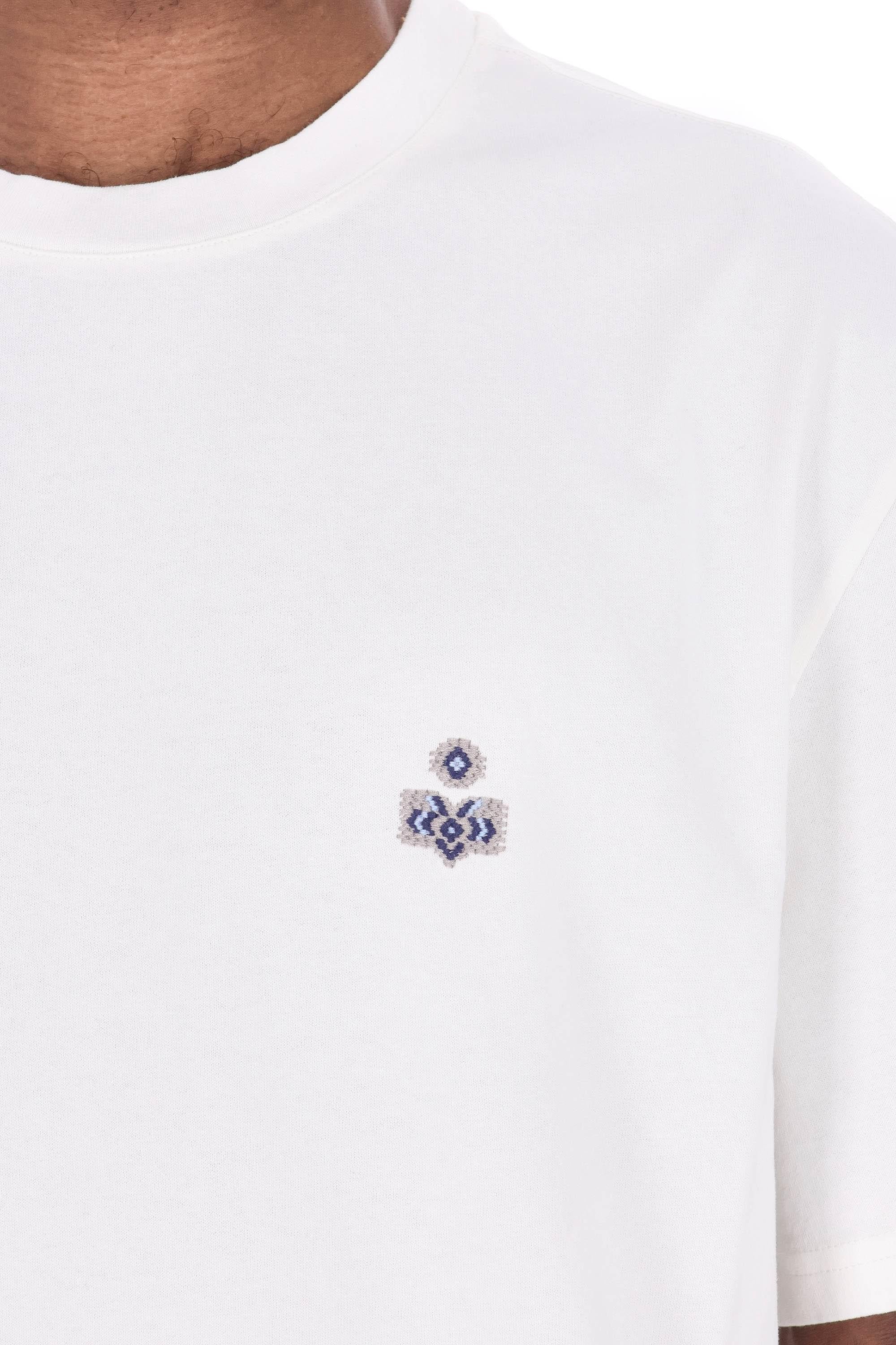 Isabel Marant T-shirt dettaglio tribale modello Hugo TS0149HE-C1N14H 20CK