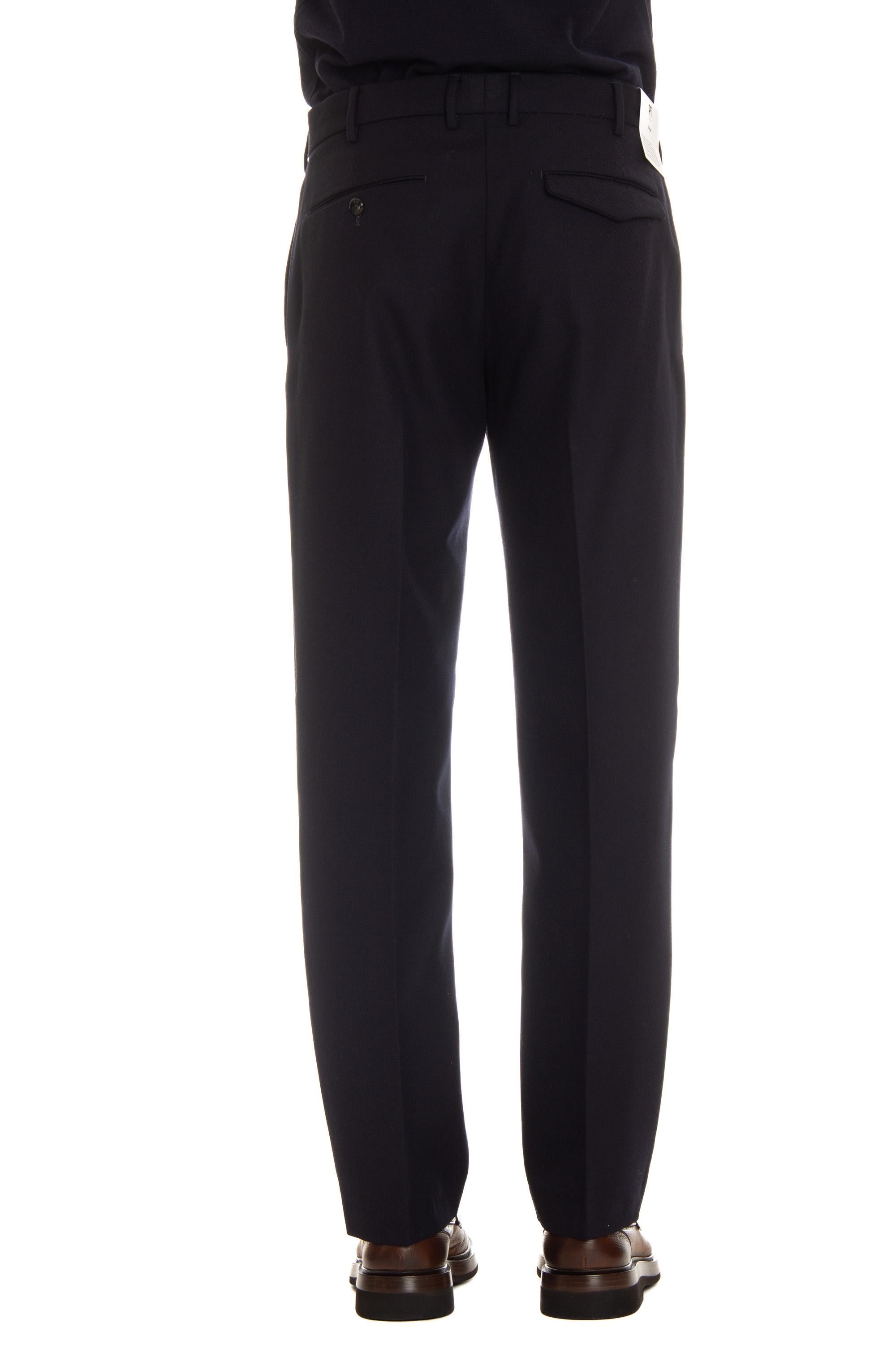 Pantalone in drill di lana gamba dritta mod. Michael ASJDB00FWD SD52-2 0360 PT Torino