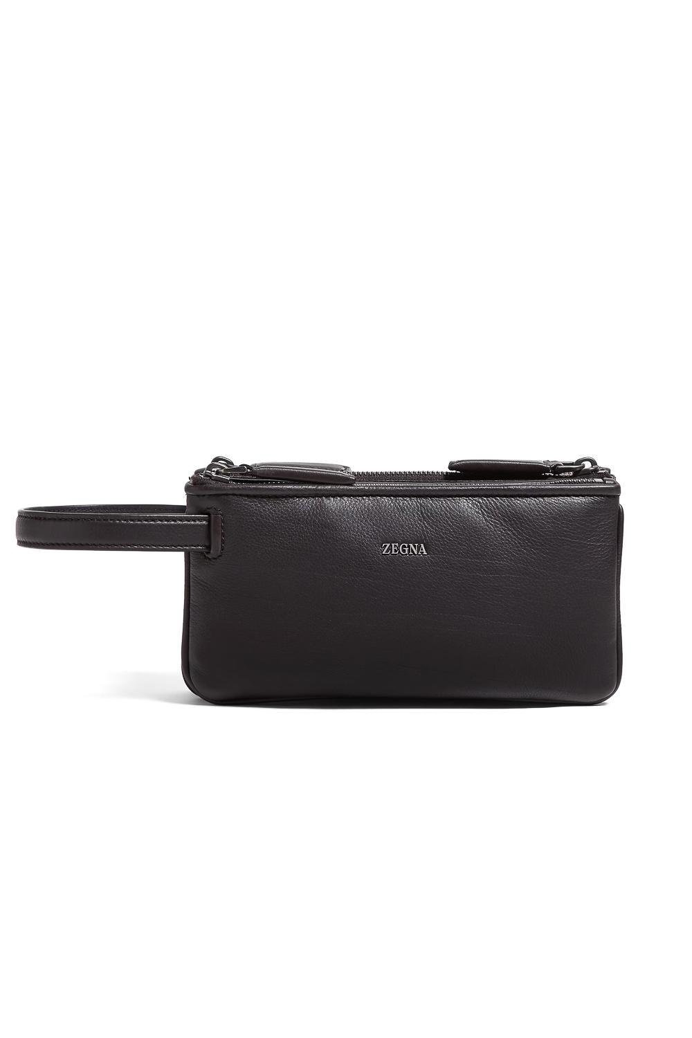 Zegna Pouch in pelle second skin LHOTO-E2064Z AMO