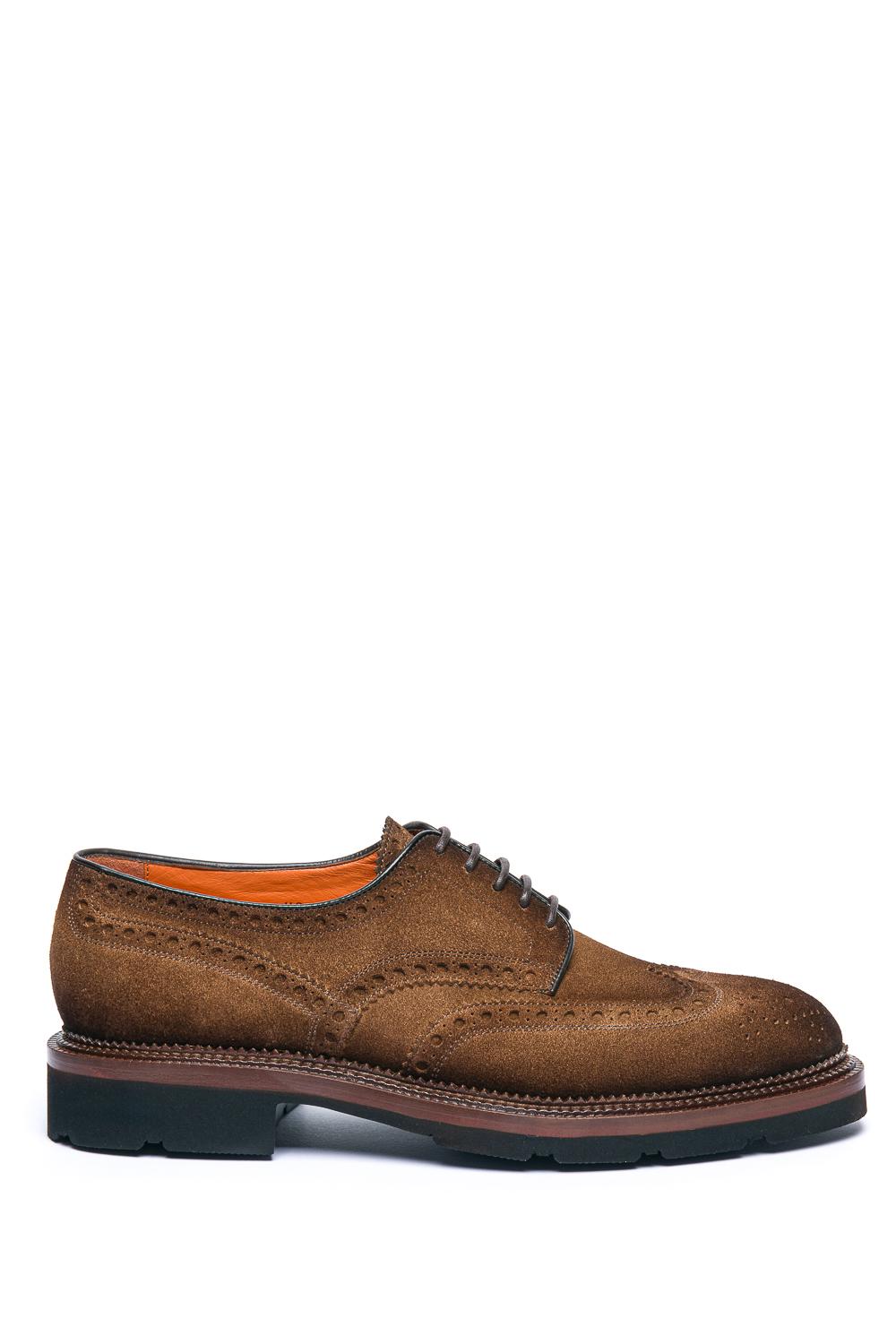 Santoni Scarpa Derby allacciata in camoscio MCC015761JL4GRVR M62