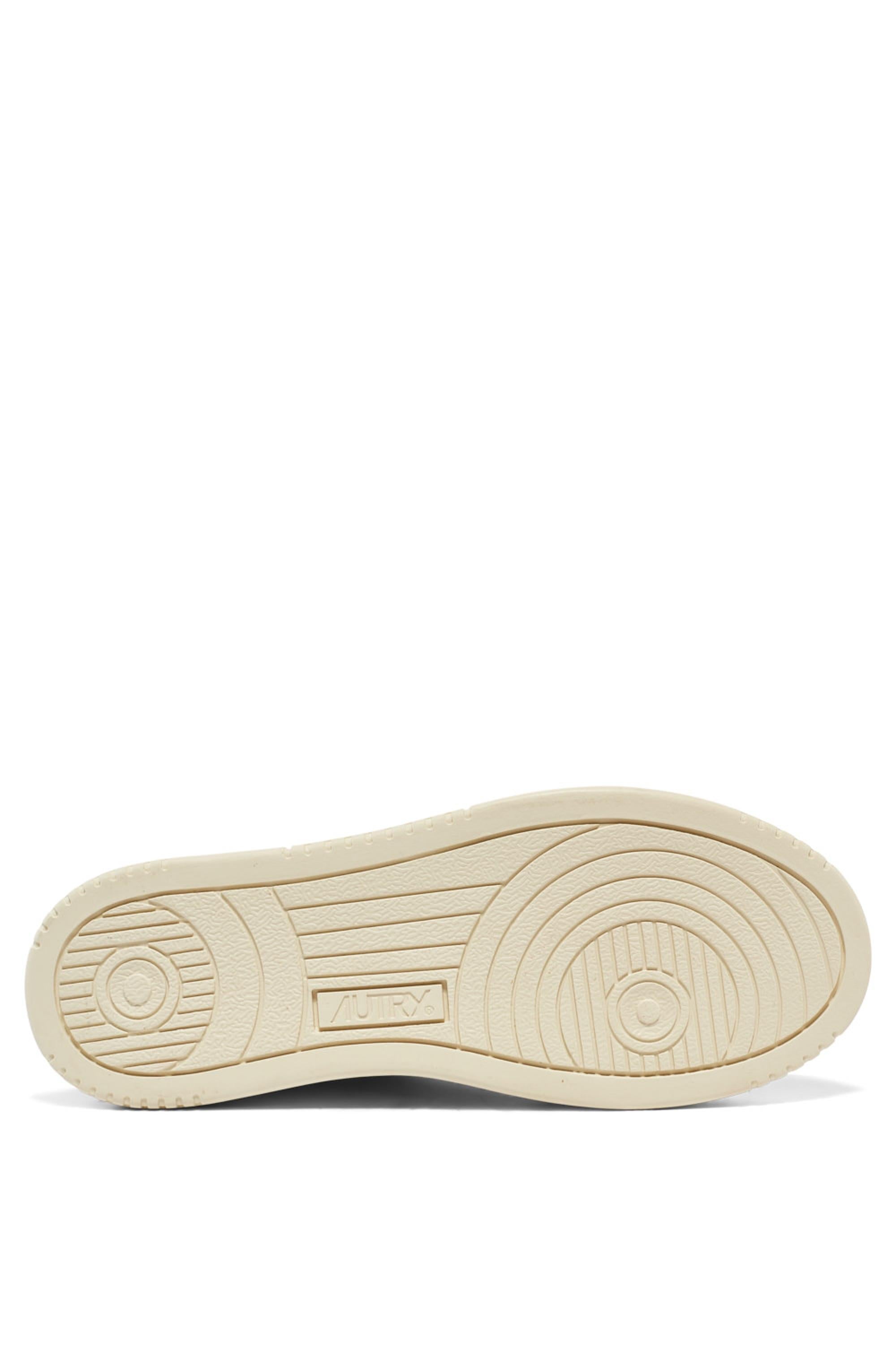 Sneaker Medalist donna bicolor in pelle AULW WB44 WHT/STEEL Autry