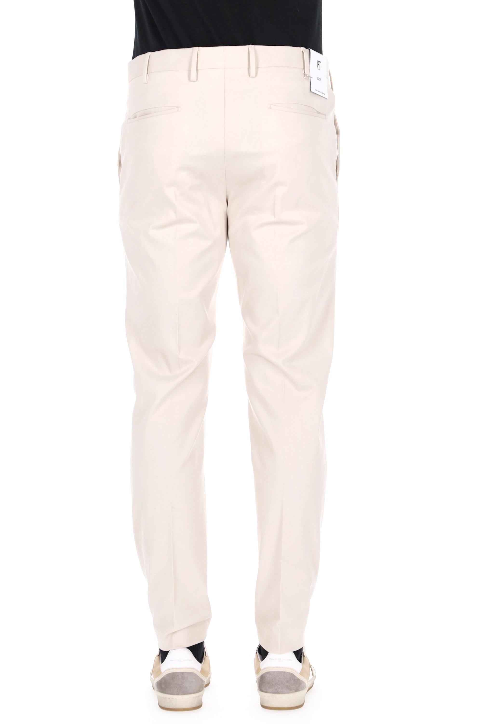 PT Torino Pantalone in modal e cotone fit Dieci ASX0Z00FWD SD75 0020