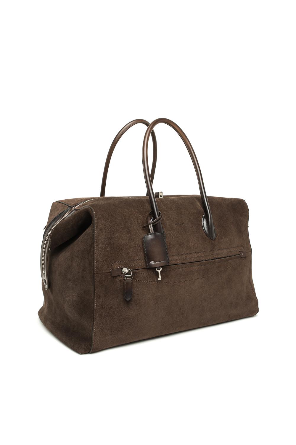 Santoni Borsone viaggio in camoscio UIBBA2646BS T50