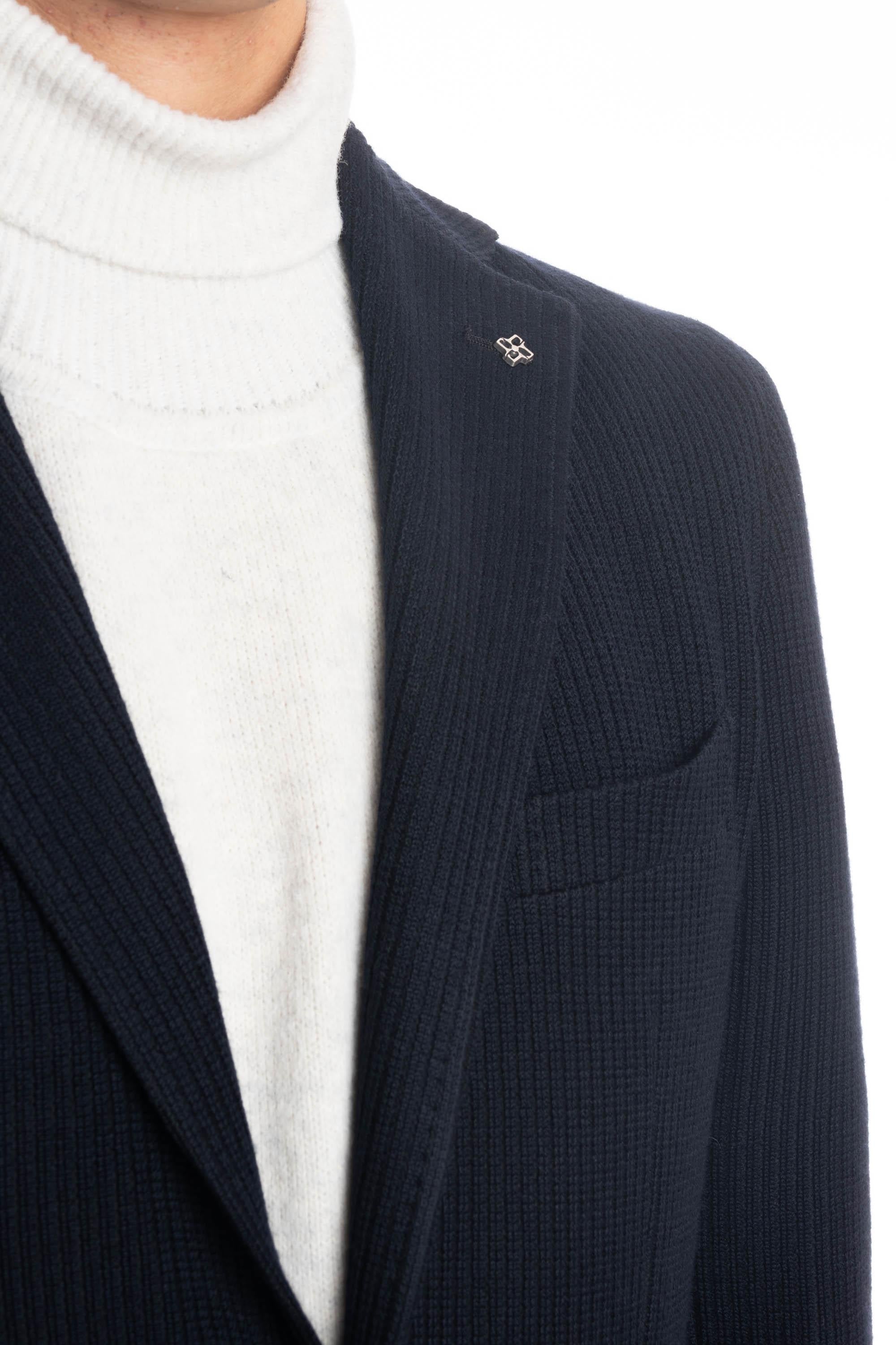 Giacca in jersey di lana mod. Montecarlo 1SMJ22K 340260 B1081 Tagliatore