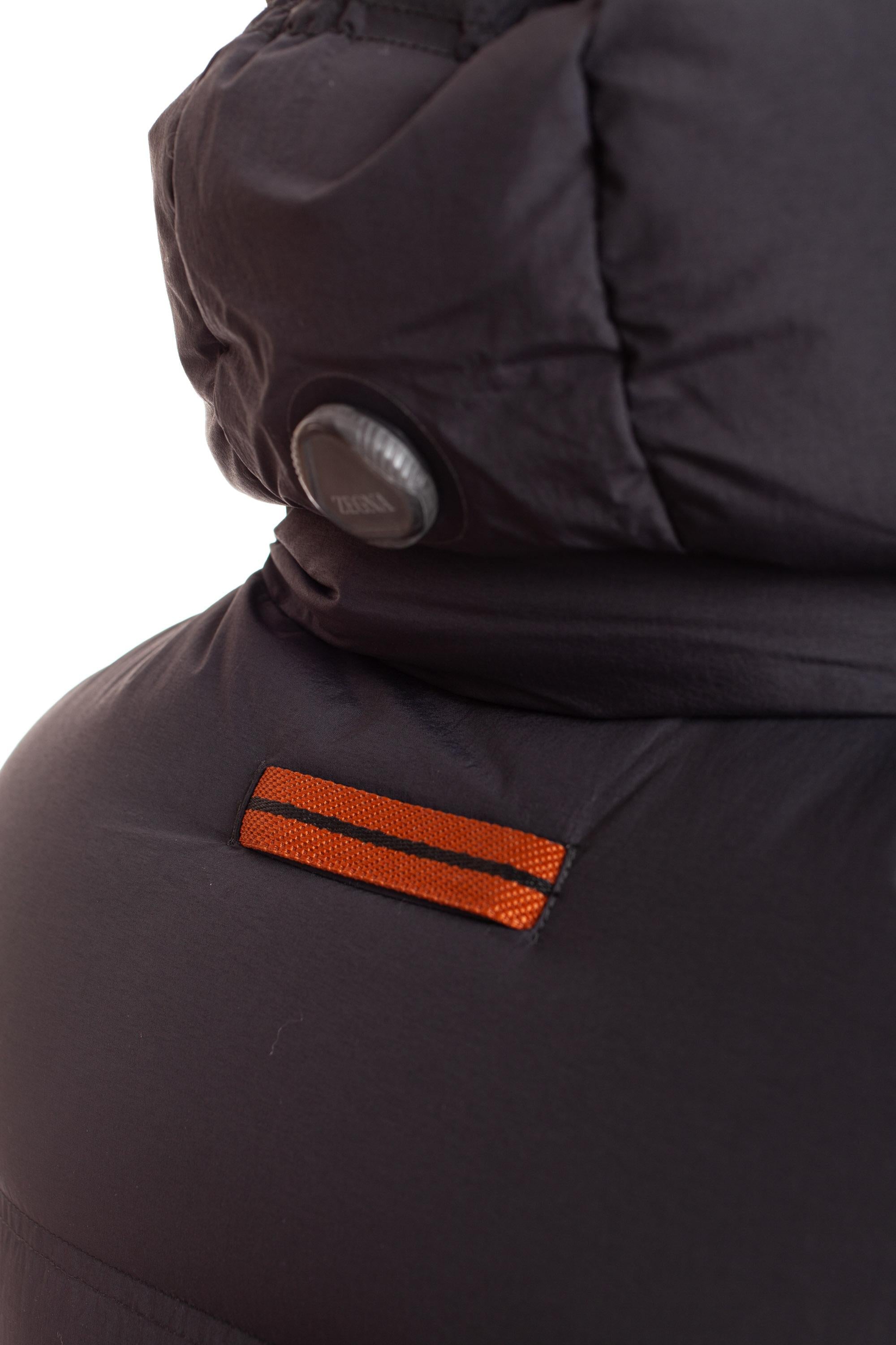 Blouson in piuma con cappuccio UCTA7A6 CCT531 K09 Zegna