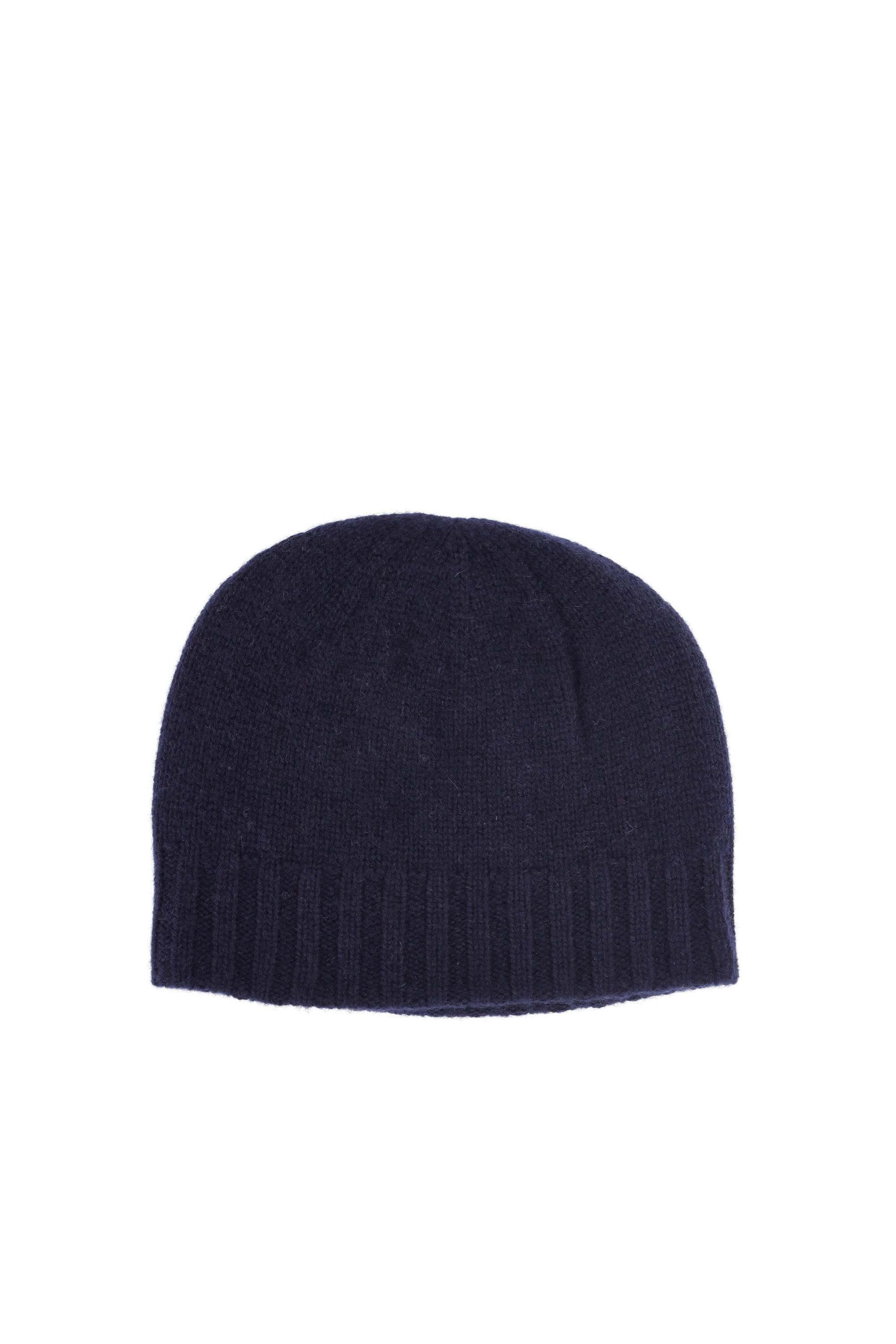 Drumohr Cuffia reversibile in puro cashmere con disegno biscottino D8K750RB AI31