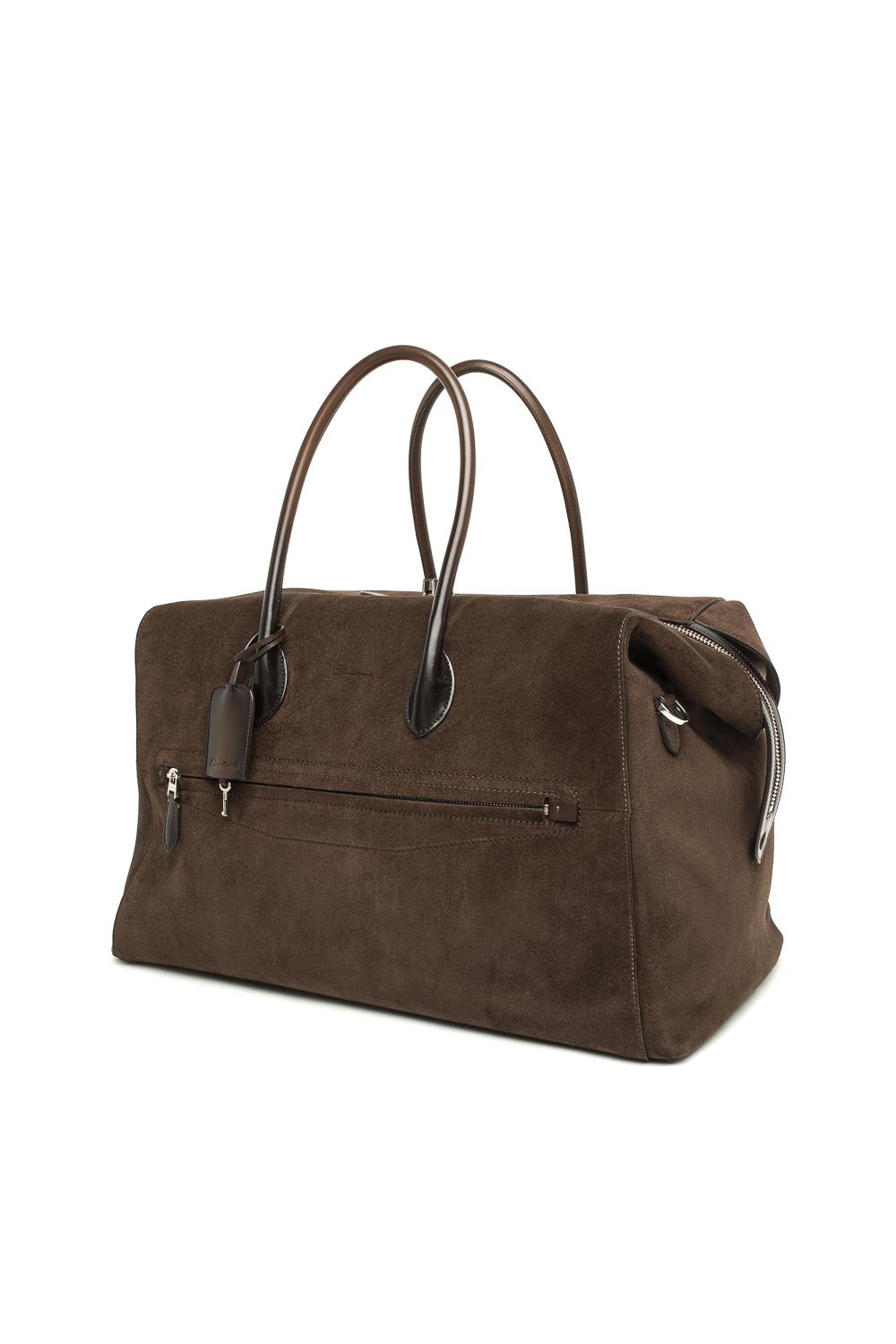 Santoni Borsone viaggio in camoscio UIBBA2646BS T50