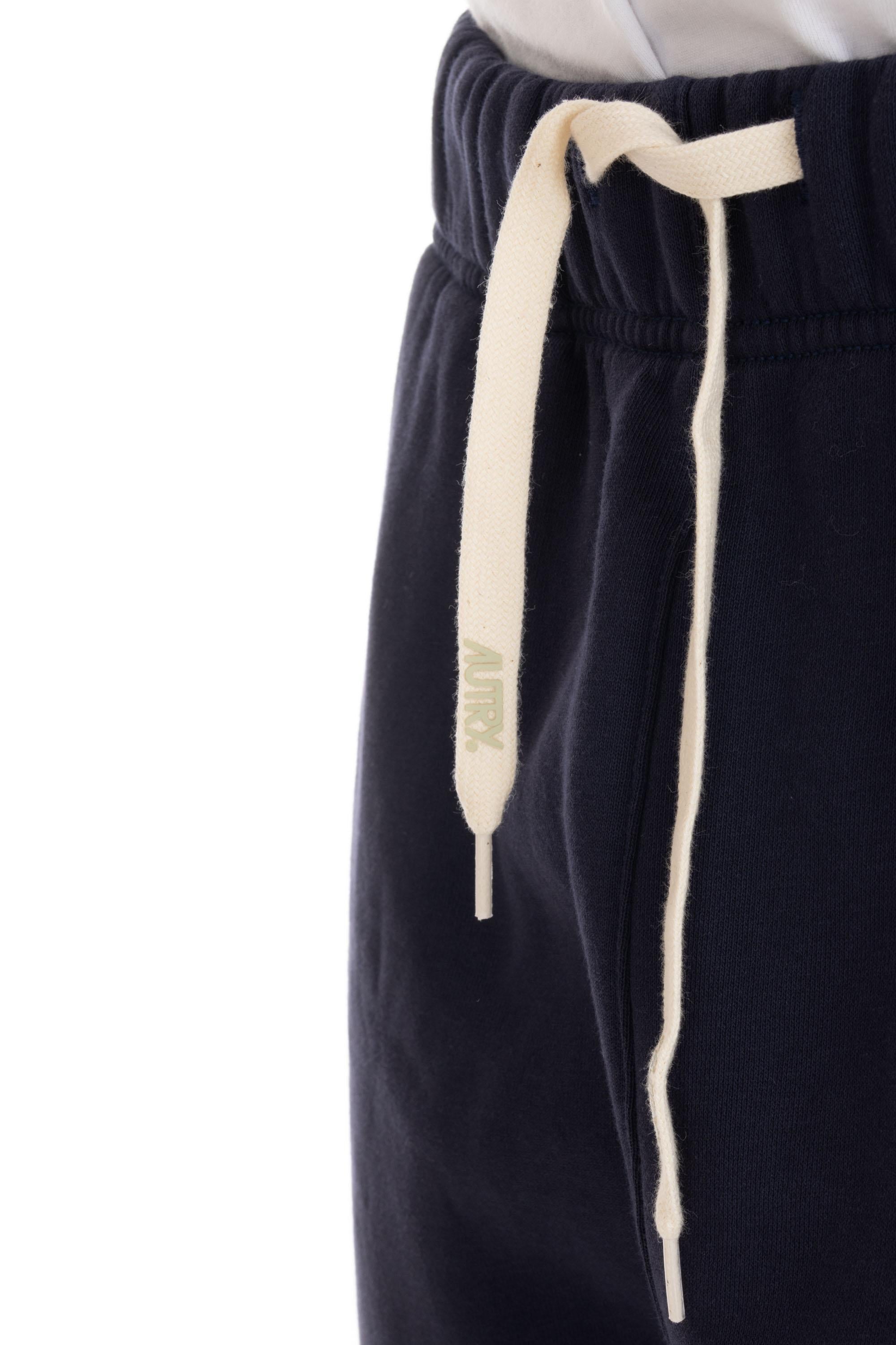 Pantalone felpa in cotone PAPM 16JB JERSEY BLUE Autry