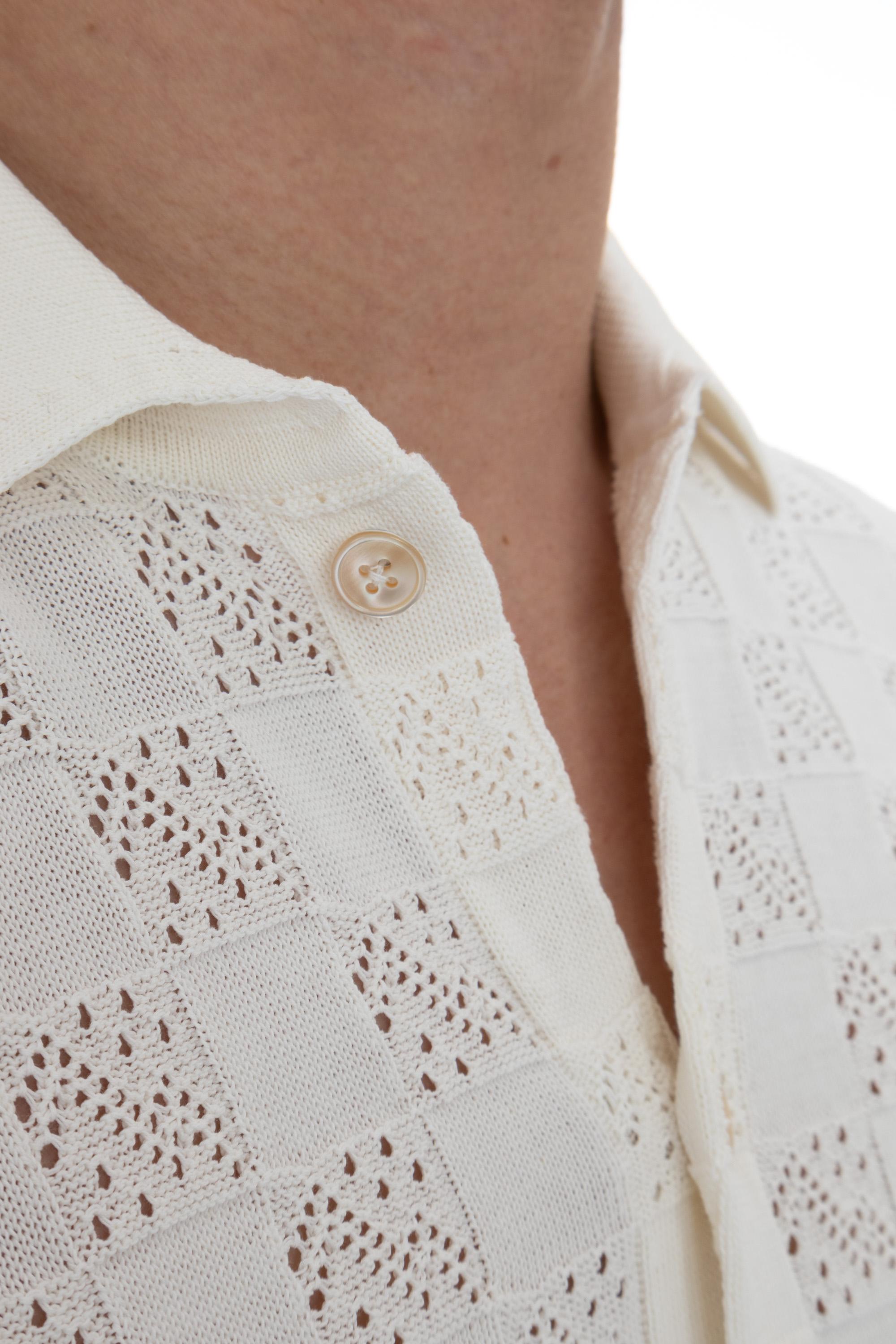 Camicia-polo in cotone I76MAGI85 MAG0I053 01 Eleventy