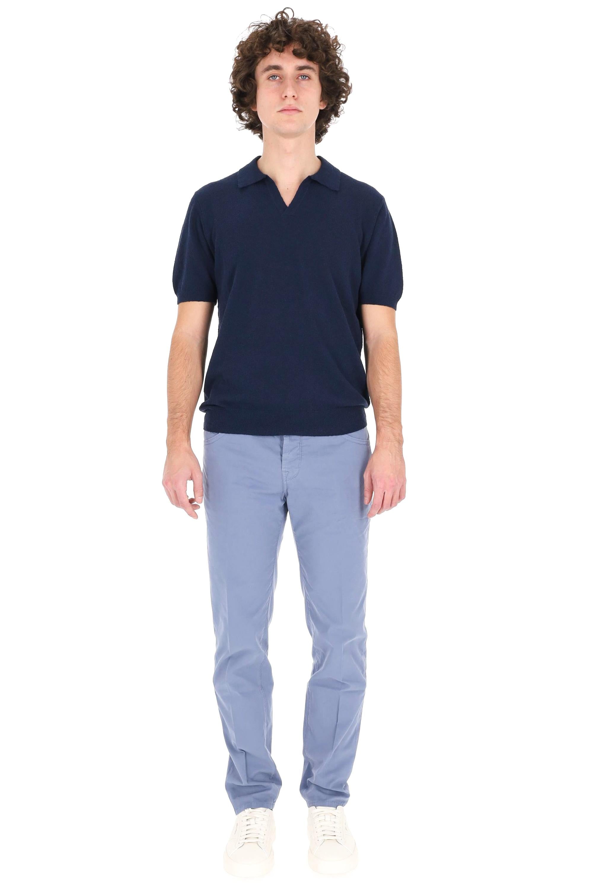 Drumohr Polo in leggera spugna di cotone D9SP146L-2 790