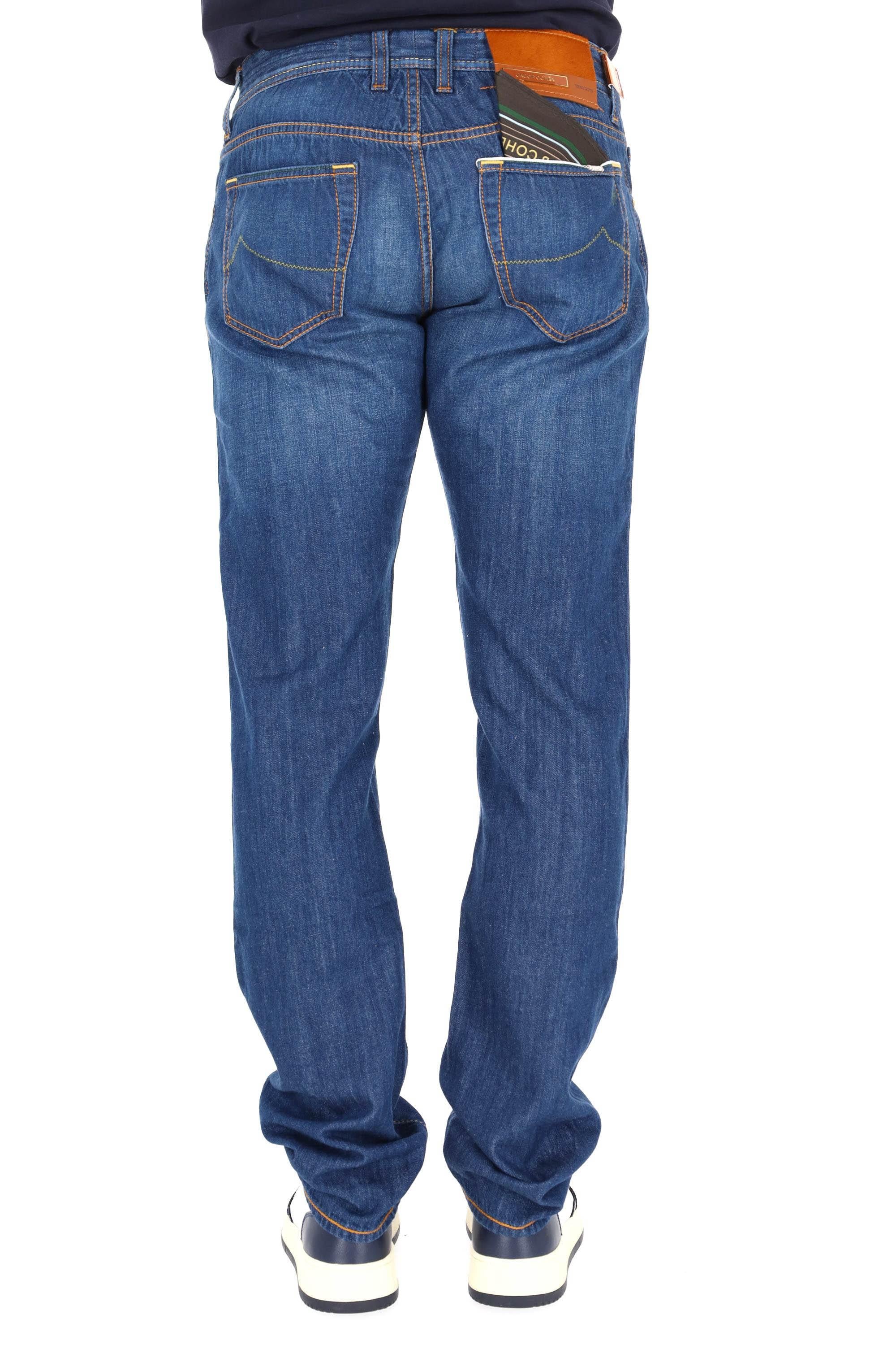 Jacob Cohen Jeans Limited Edition in cotone comfort etichetta cognac Bard fit QL004 060 T732A BARD 100D