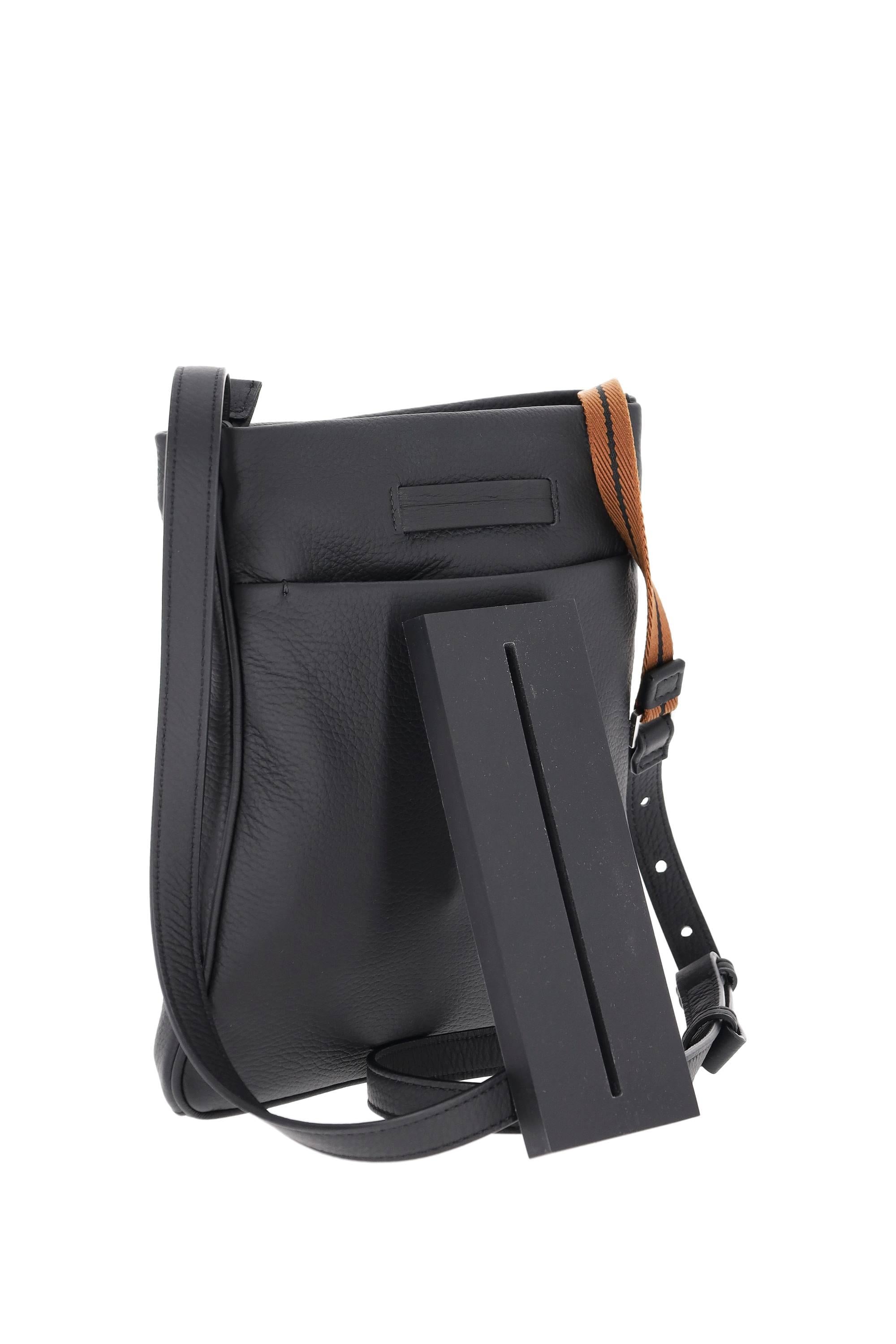Zegna Tracolla in pelle di cervo LHCVM C2243Z NER