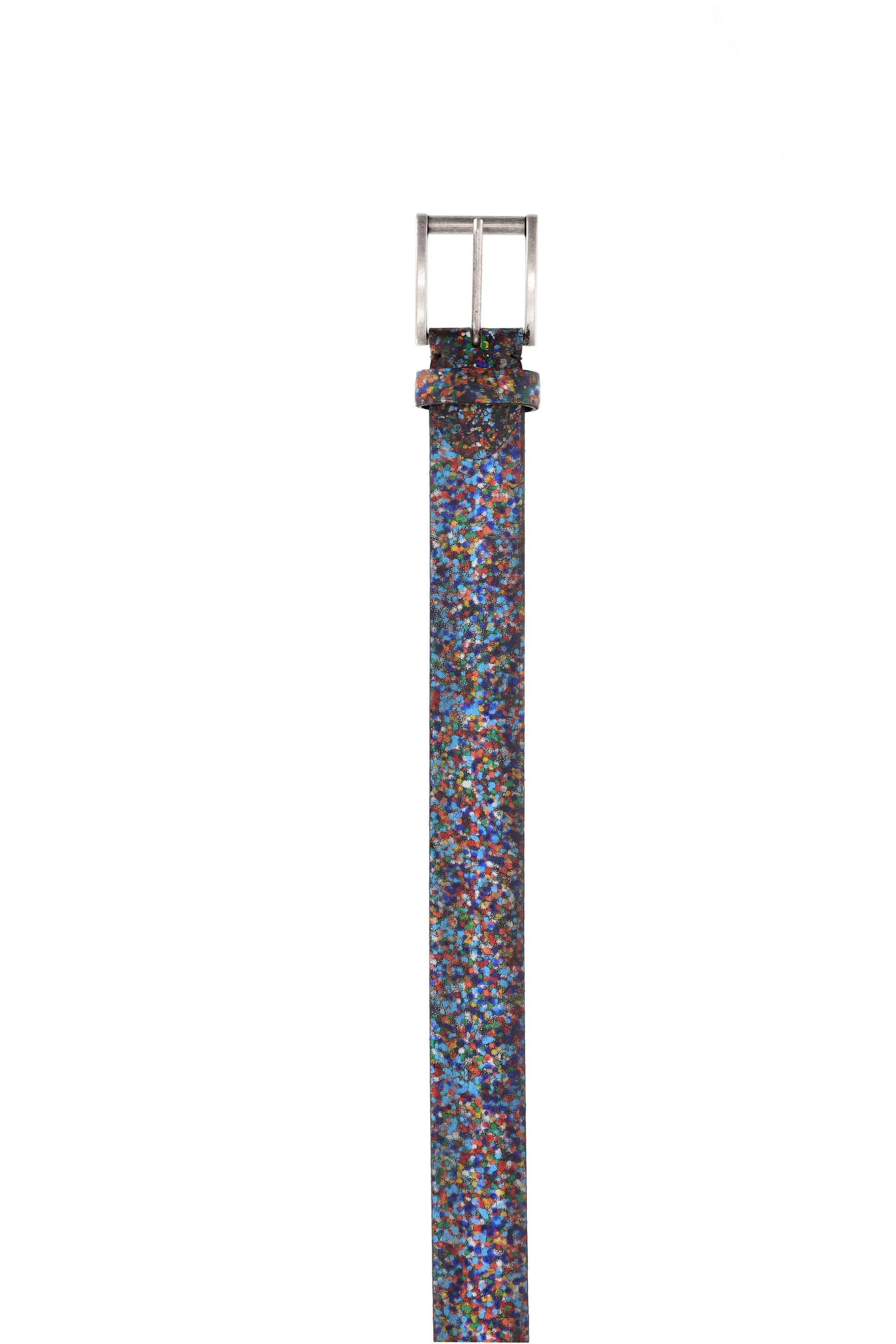 Artigianato Italiano Cintura artigianale in pelle "Gocce" GOCCE MULTICOLOR MLTCLR