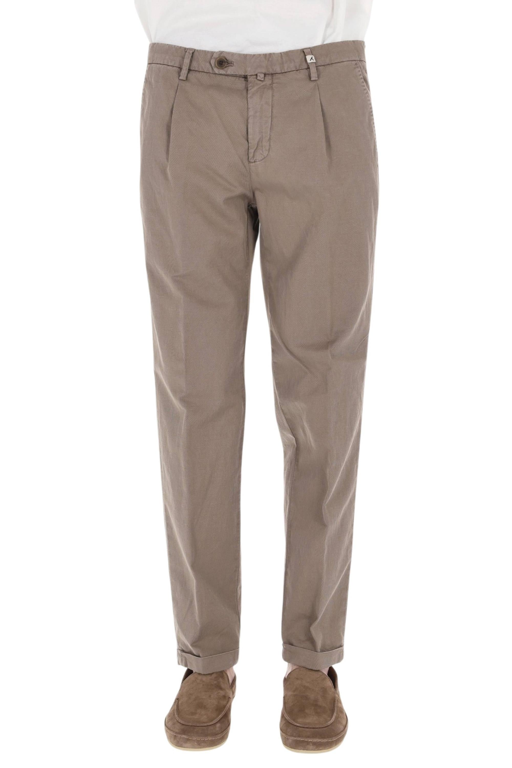 Myths Pantalone Zeus-P in cotone-lino 26M19L 85-2 49