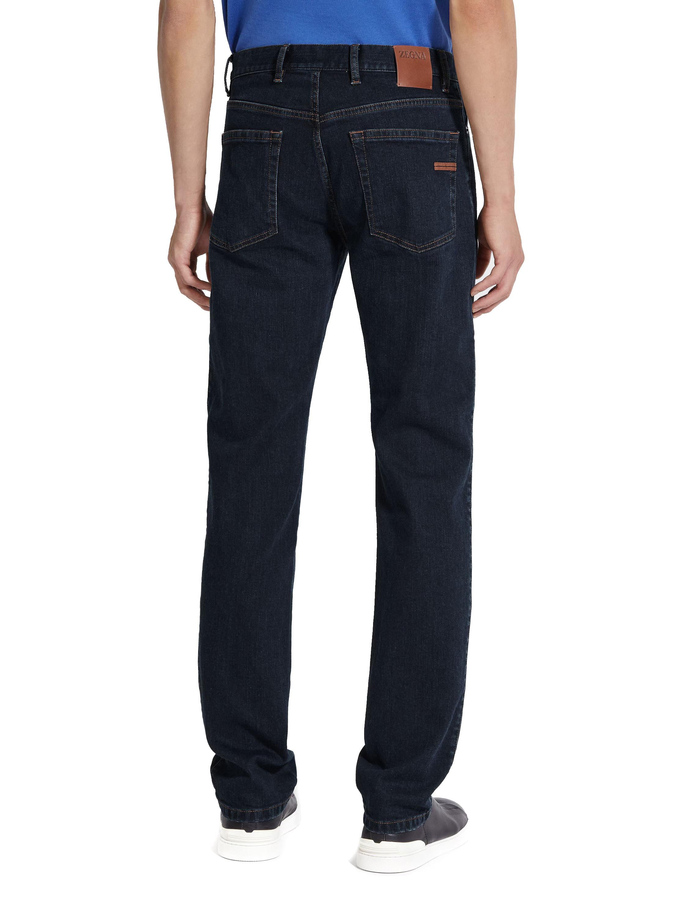 Zegna Jeans lavaggio scuro comfort Roccia EBI78 CITY 001