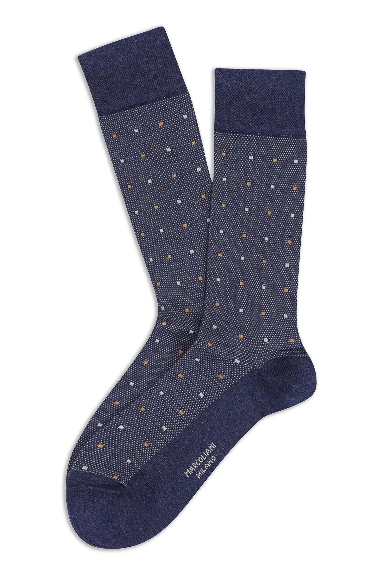 Marcoliani Calza al ginocchio in cotone "dots" MAR4587L 285