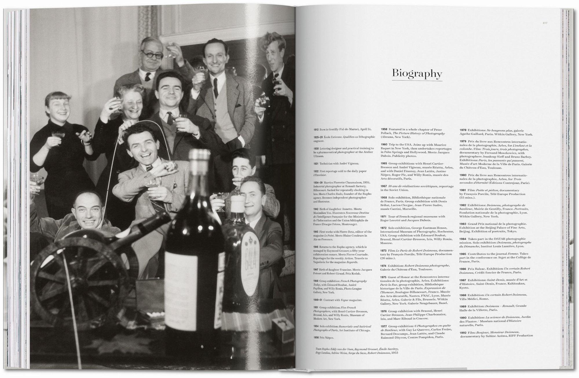 Taschen Libro da collezione Paris. Robert Doisneau DOISNEAU. PARIS INT
