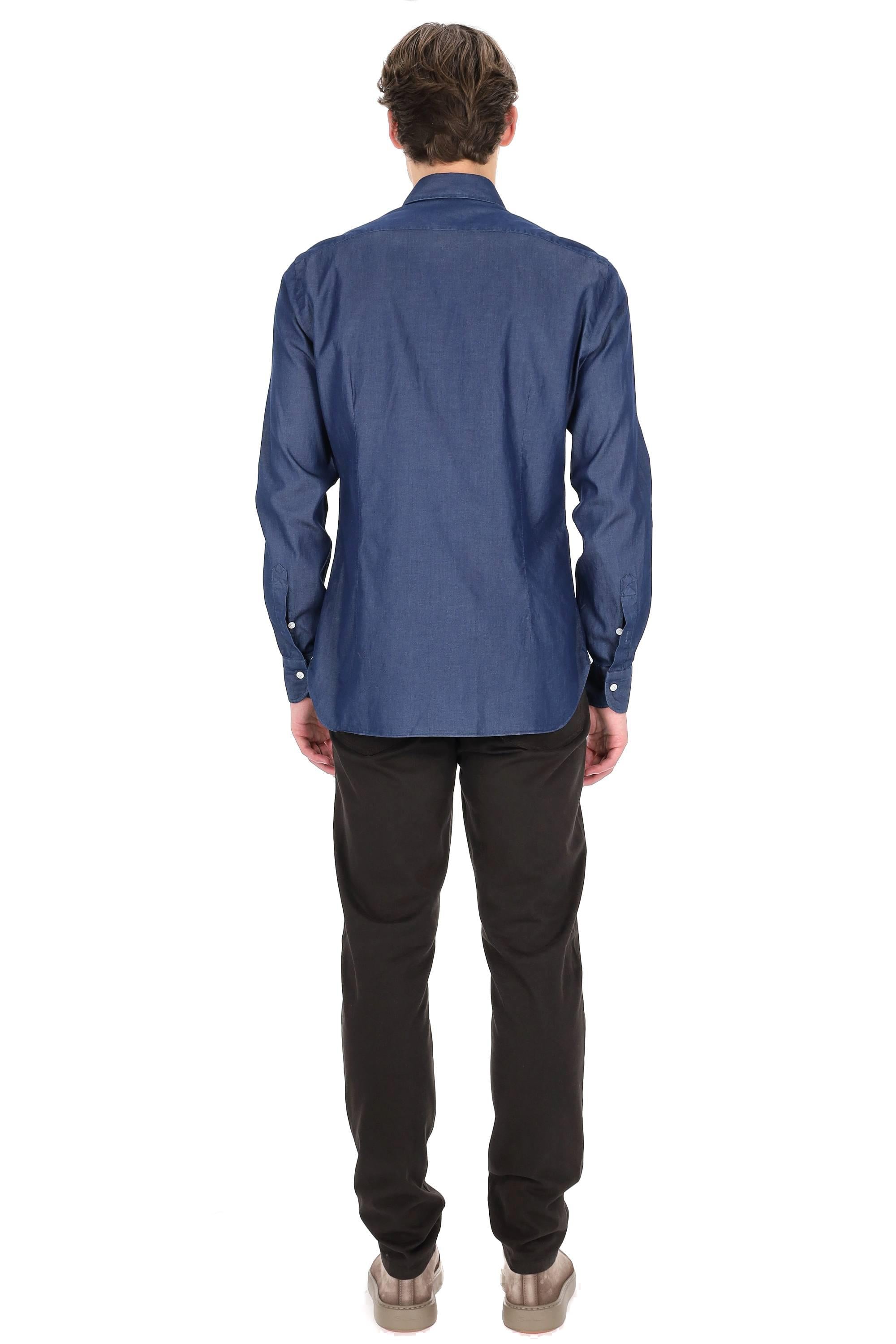 Barba Camicia sartoriale in denim linea Dandylife LIU13P01PZ0998U 0001