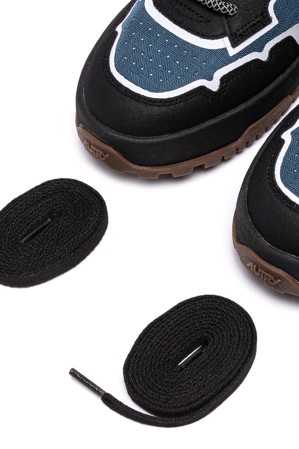 Sneaker in cordura e pelle modello WildPace LDLM RU08 DKBL/BLK Autry