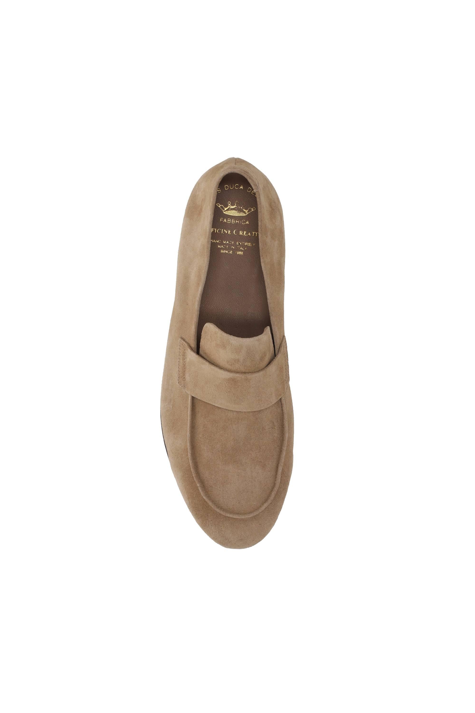 Officine Creative Mocassino in pelle scamosciata mod. Airto 001 OCUAIRT001LIC62F236 ANTILOPE