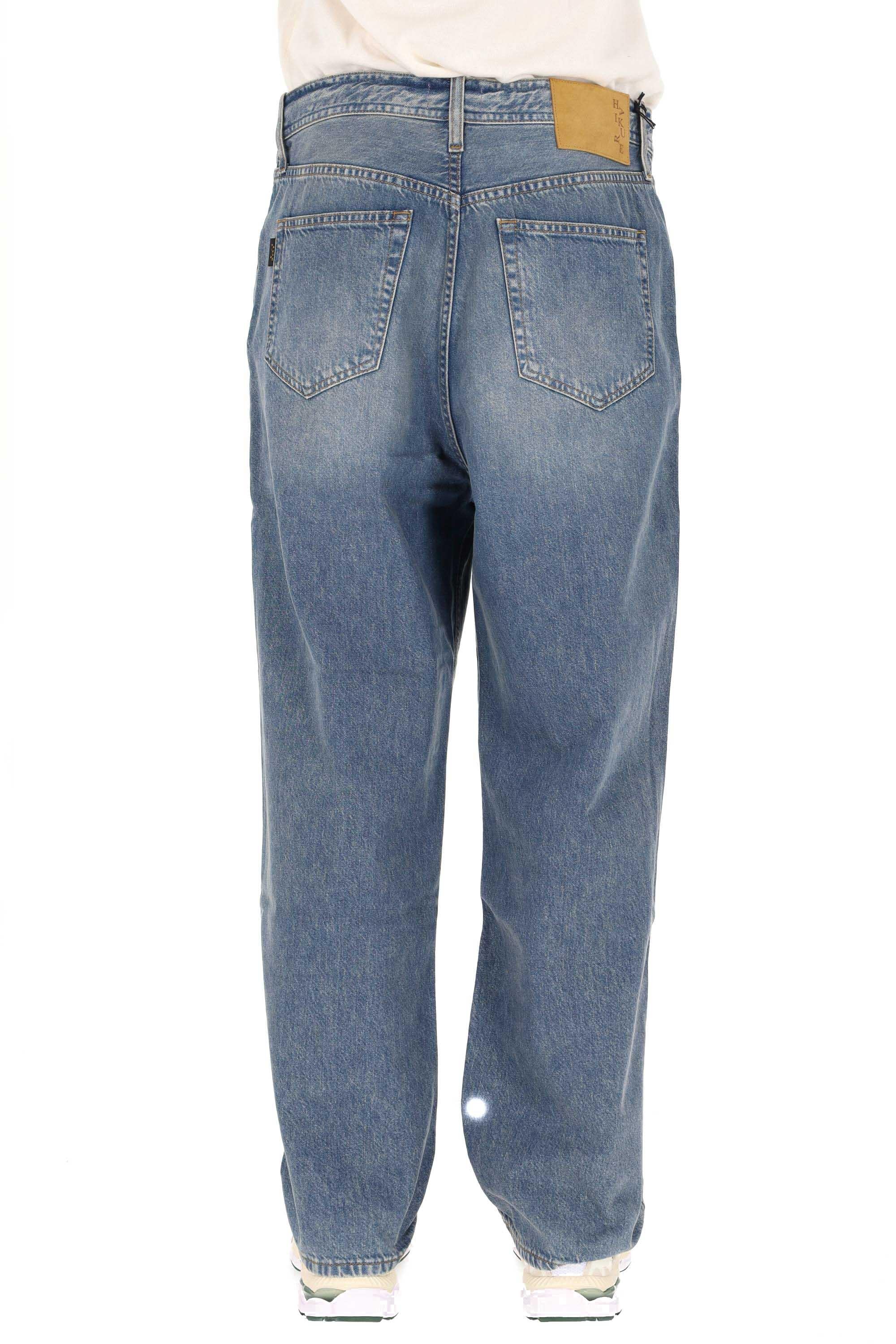 Haikure Jeans in puro cotone dusty blue mod. Ray 03263DF127 L0922