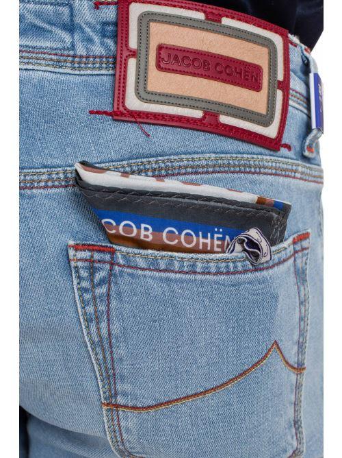 Jeans in cotone etichetta geometrica Nick fit M06 39 S3736 NICK 740D Jacob Cohen