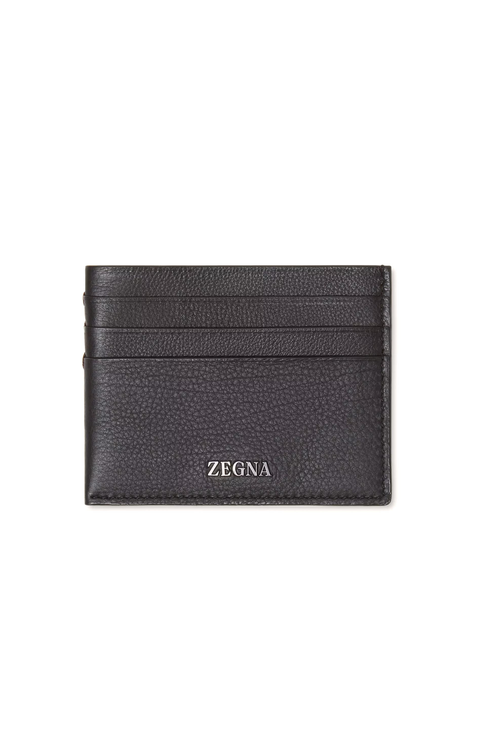 Zegna Portacarte a sei scomparti in pelle second skin LHOTO-E2012Z AMO