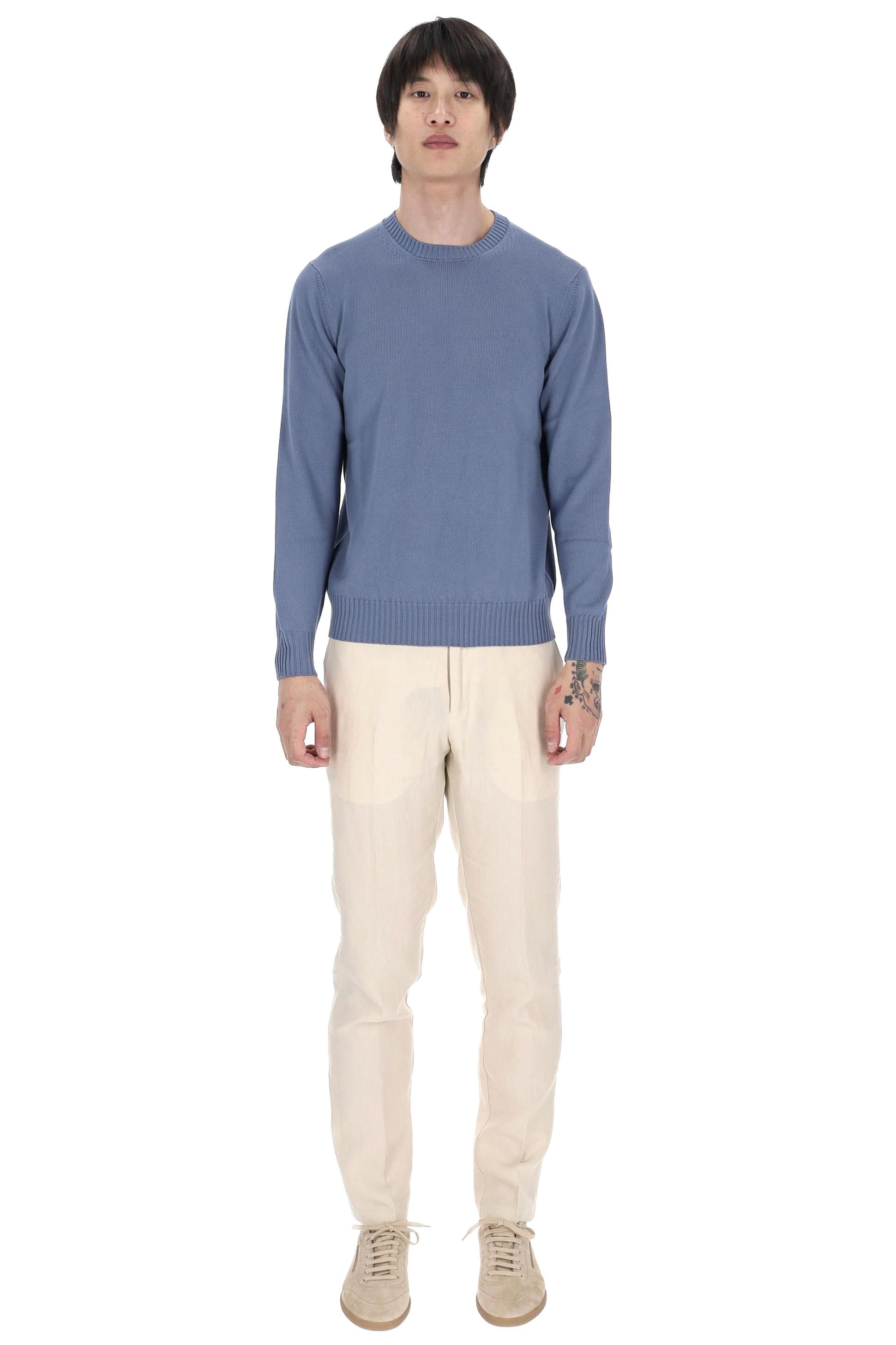Drumohr Maglia girocollo in cotone finezza 8 D8Z103L-3 725