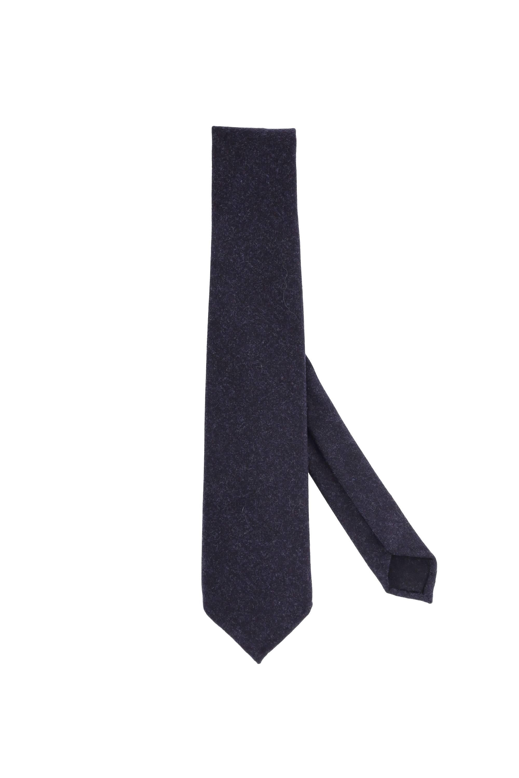 Barba Cravatta sartoriale 7 pieghe in lana vergine 51025-LTIE/2 0090