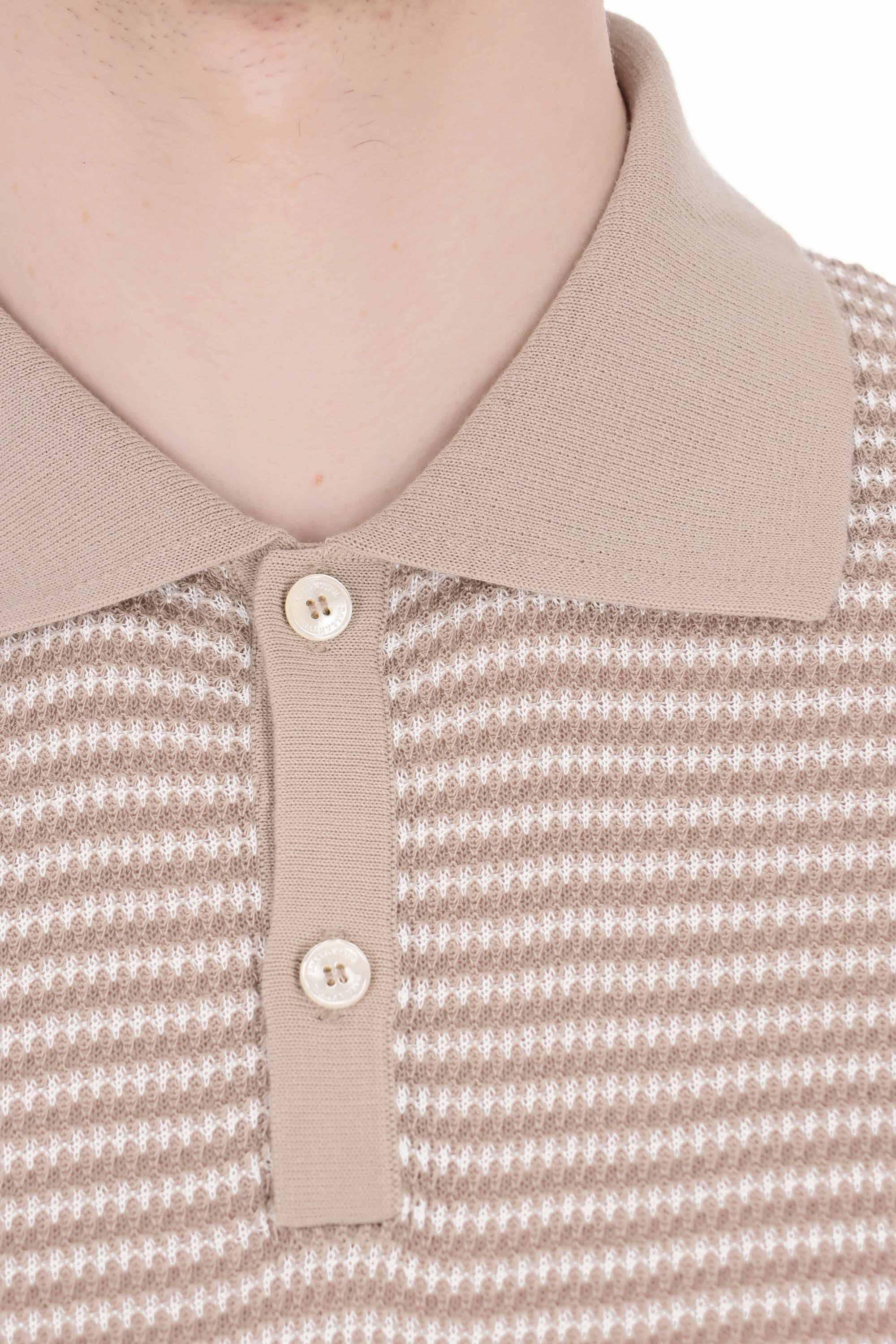 Ballantyne Polo tramata in cotone B2W253 16C01 94060