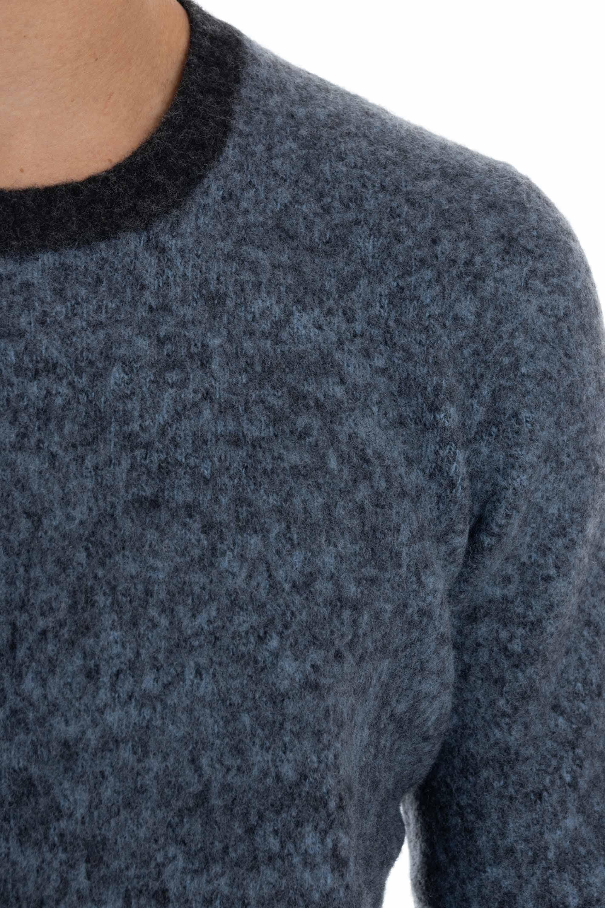 Drumohr Maglia girocollo in lana garzata supersoft D8W103MG.5 024