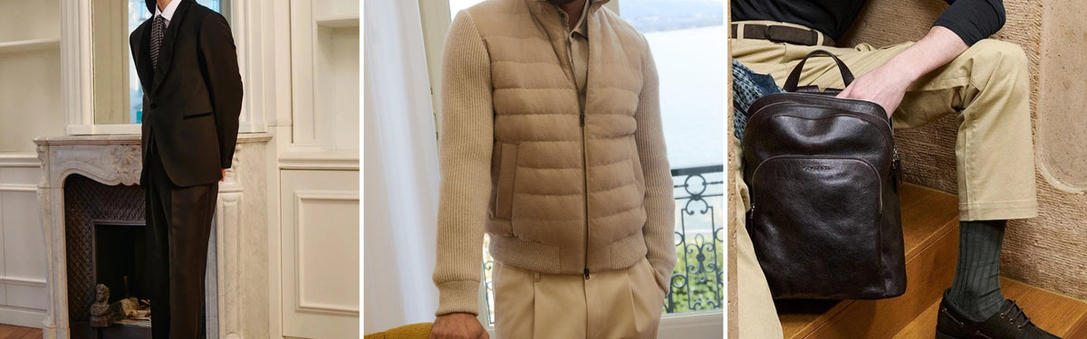 Indossati look formale, casual con gilet autunnale e accessori FW26 di Setaccio