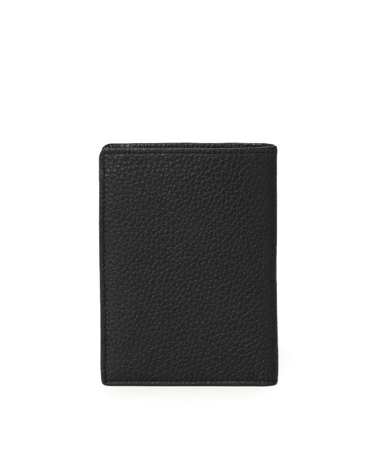 Vertical leather wallet