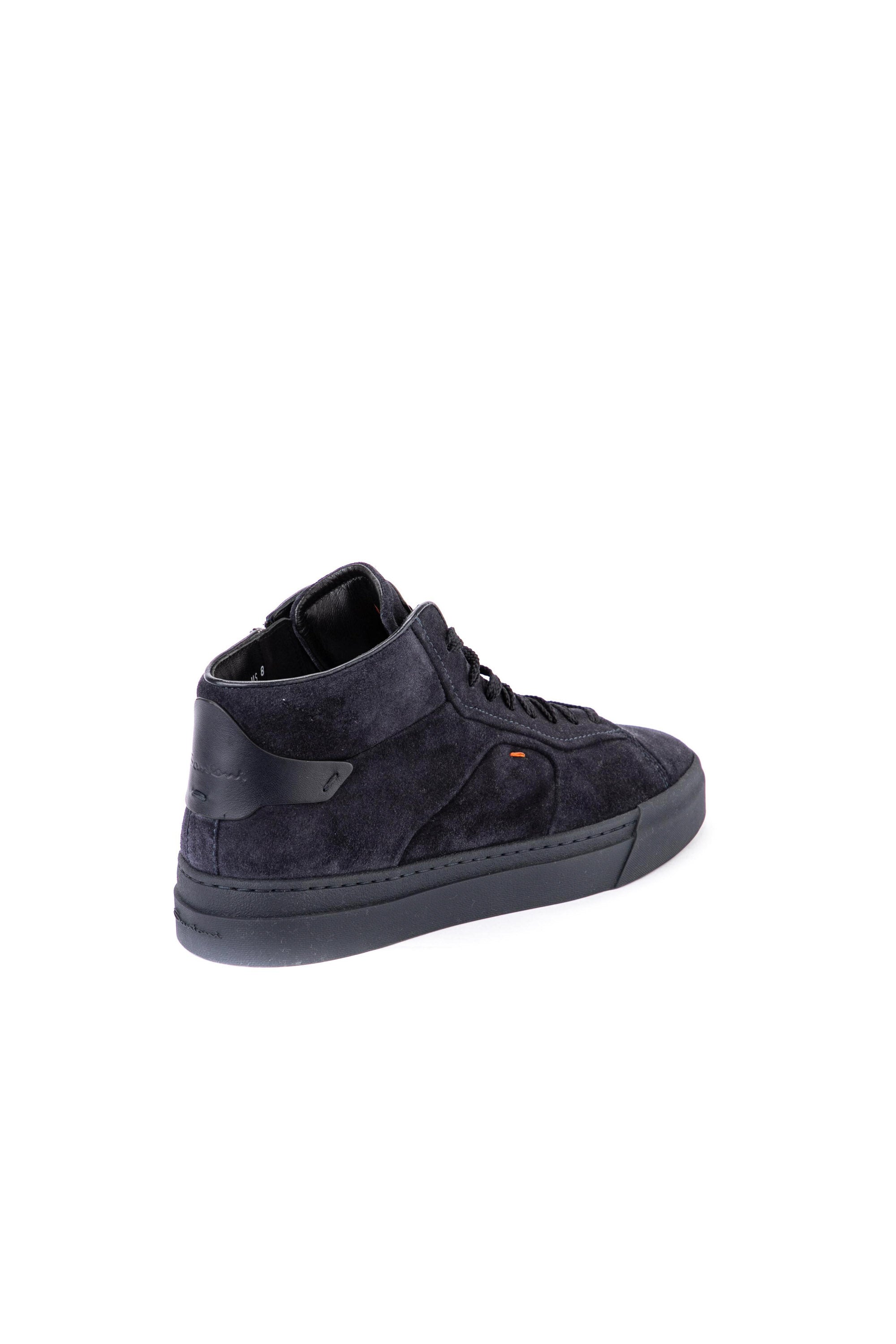 Sneakers mid top in camoscio